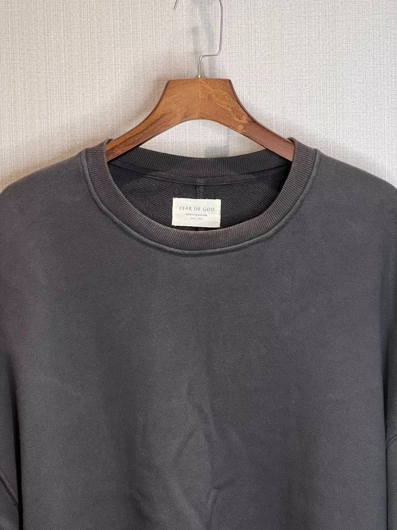Fear of God Fear of God 4th dark gray pullover sweatshirt Size US XL / EU 56 / 4 - 6 Thumbnail
