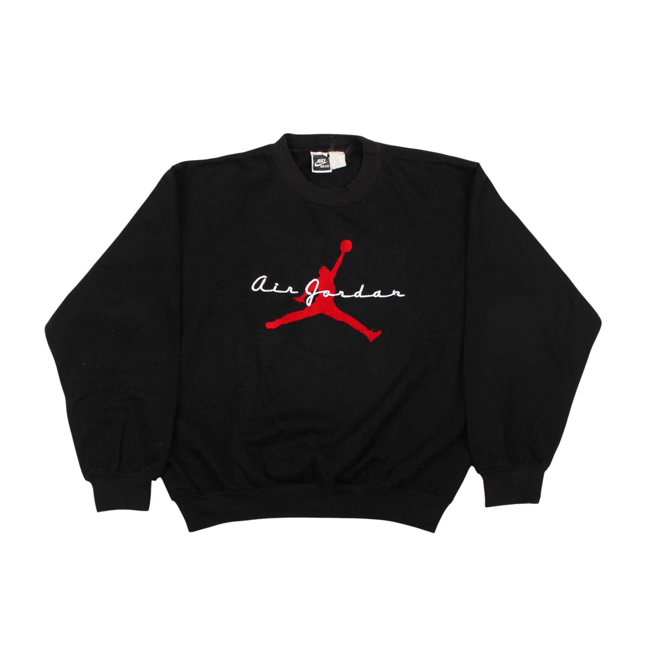 Nike Nike Air Jordan Sweatshirt 90s Jumpman Script Crewneck Size US M / EU 48-50 / 2 - 1 Thumbnail