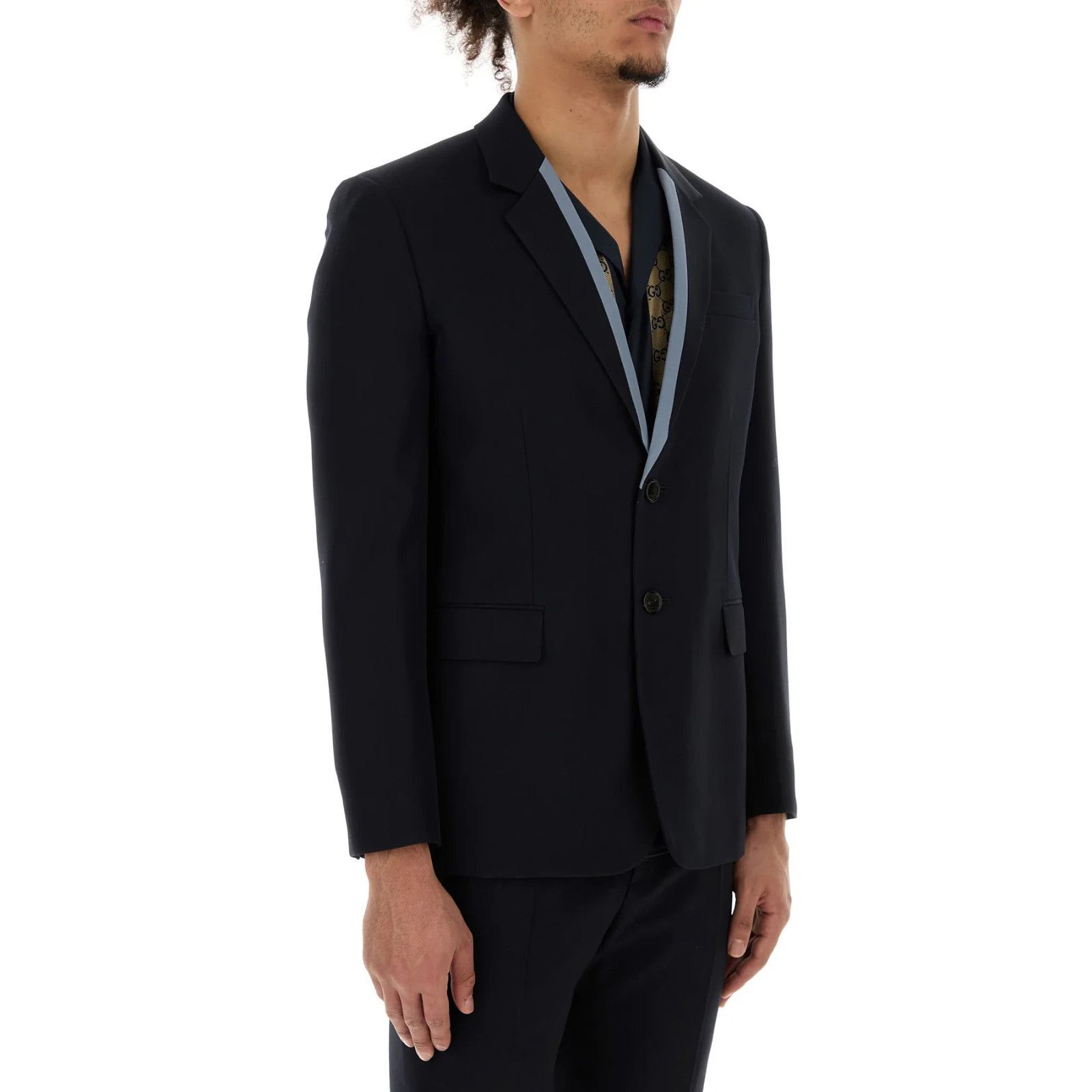 Gucci GUCCI Midnight Blue Wool Blazer New & Authentic (Men's size: Size US M / EU 48-50 / 2 - 3 Thumbnail