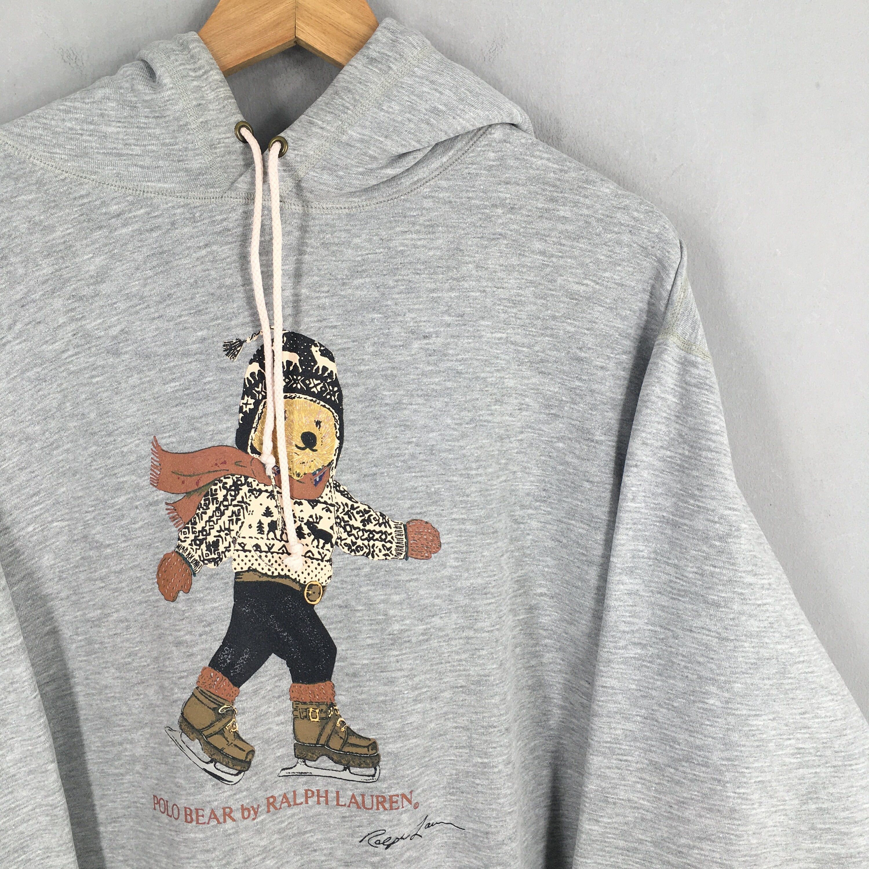 Polo Ralph Lauren × RRL Ralph Lauren Vintage Polo Bear Polo Ralph Lauren Sweatshirt Medium Size US M / EU 48-50 / 2 - 2 Thumbnail