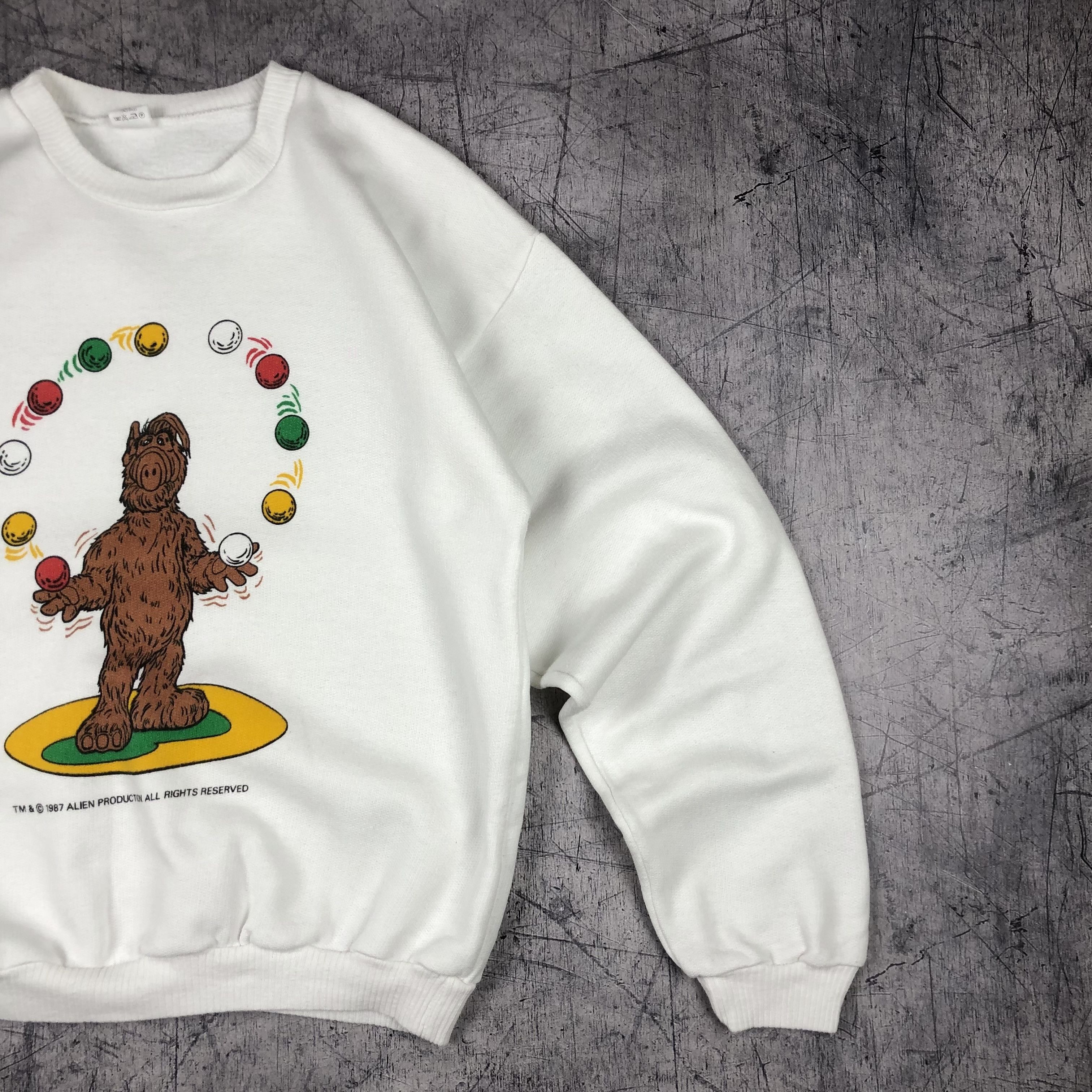 Vintage 1987 Alf Movie Alien Production Sweatshirt Size US XS / EU 42 / 0 - 4 Thumbnail