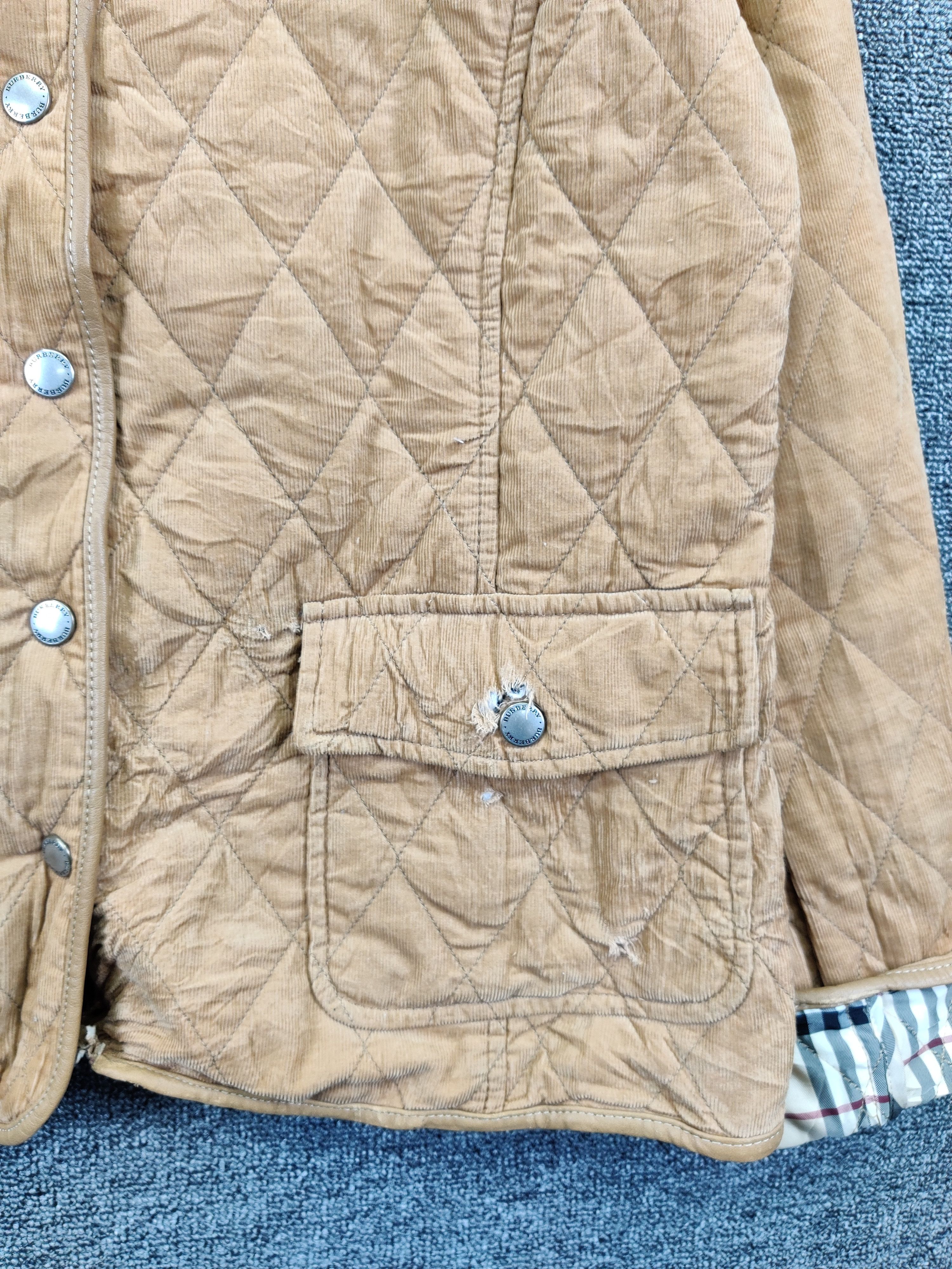 Burberry Vintage Burberry London Nova Check Quilted Distressed Jacket Size US M / EU 48-50 / 2 - 9 Thumbnail