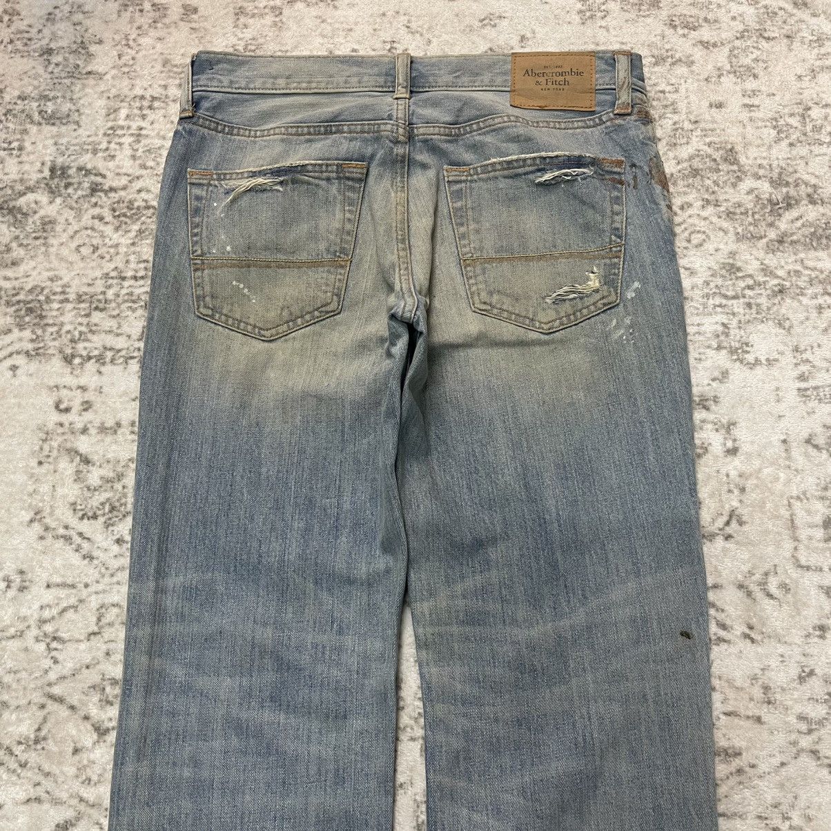 Abercrombie & Fitch Vintage Abercrombie & Fitch Distressed Straight Jeans Size US 30 / EU 46 - 8 Thumbnail