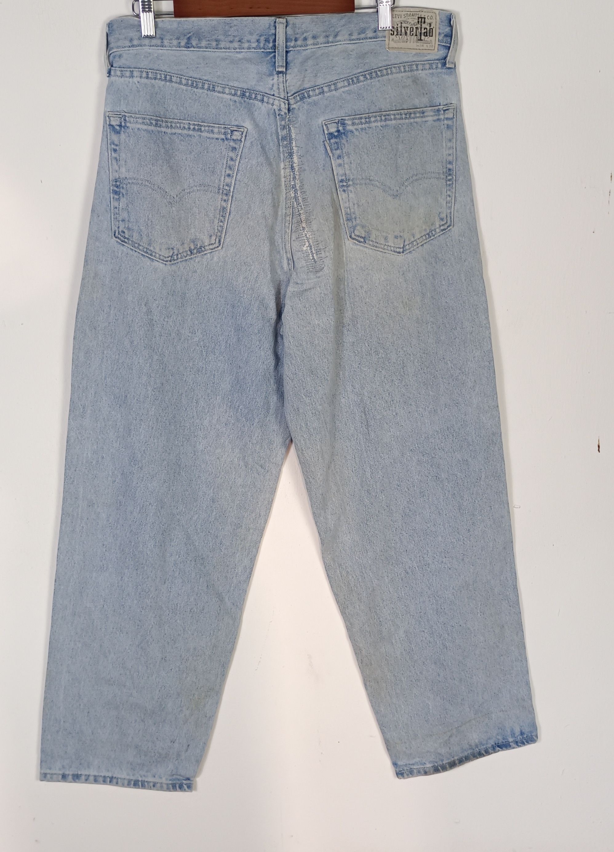 Levi's Vintage Clothing × Vintage Vintage Levi's SilverTab Baggy Blue Denim Single (R) Size US 35 - 2 Thumbnail