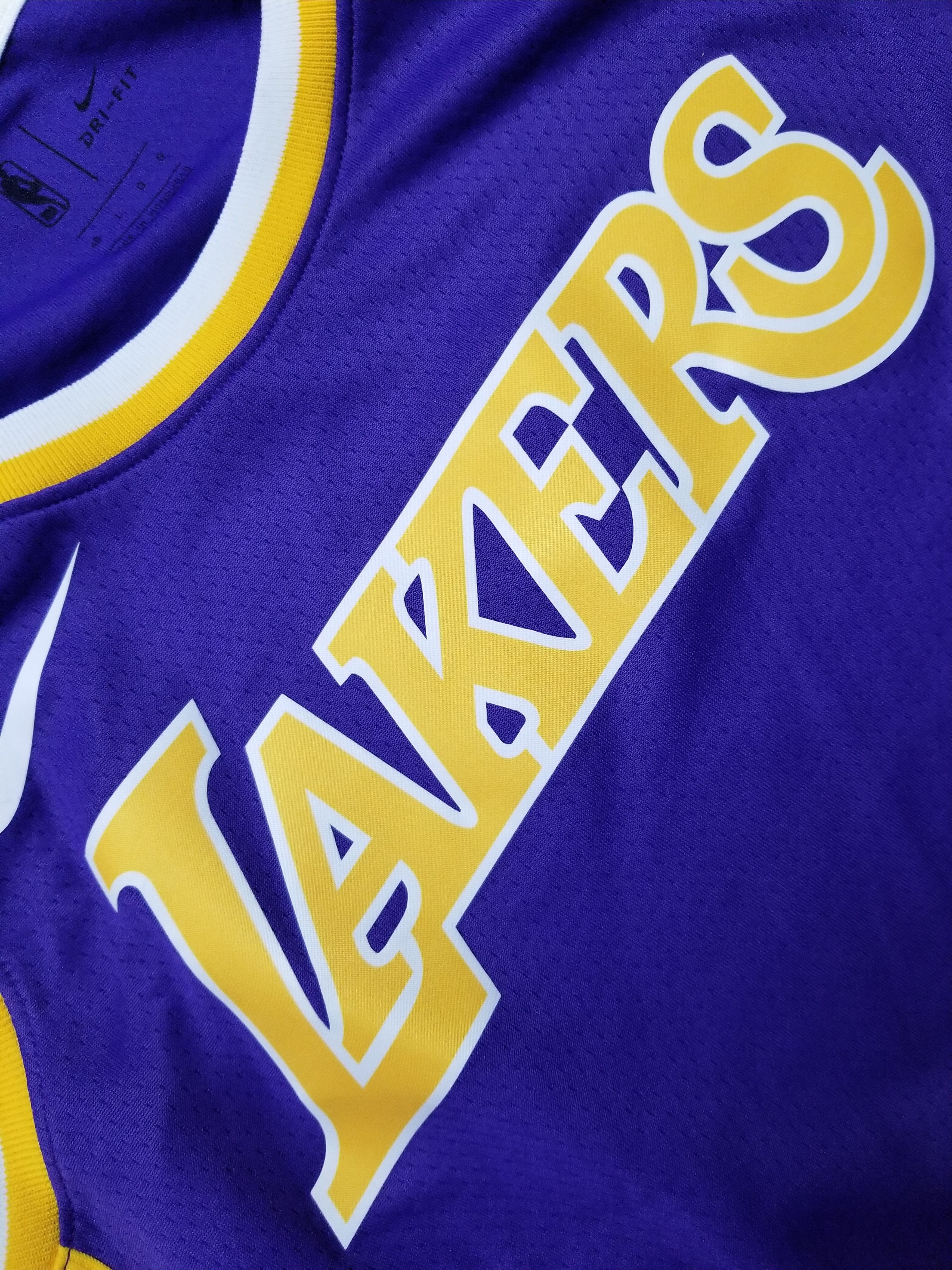 Nike Nike Los Angels Lakers NBA Swingman Blank Jersey AA7098-504 Size US L / EU 52-54 / 3 - 8 Thumbnail