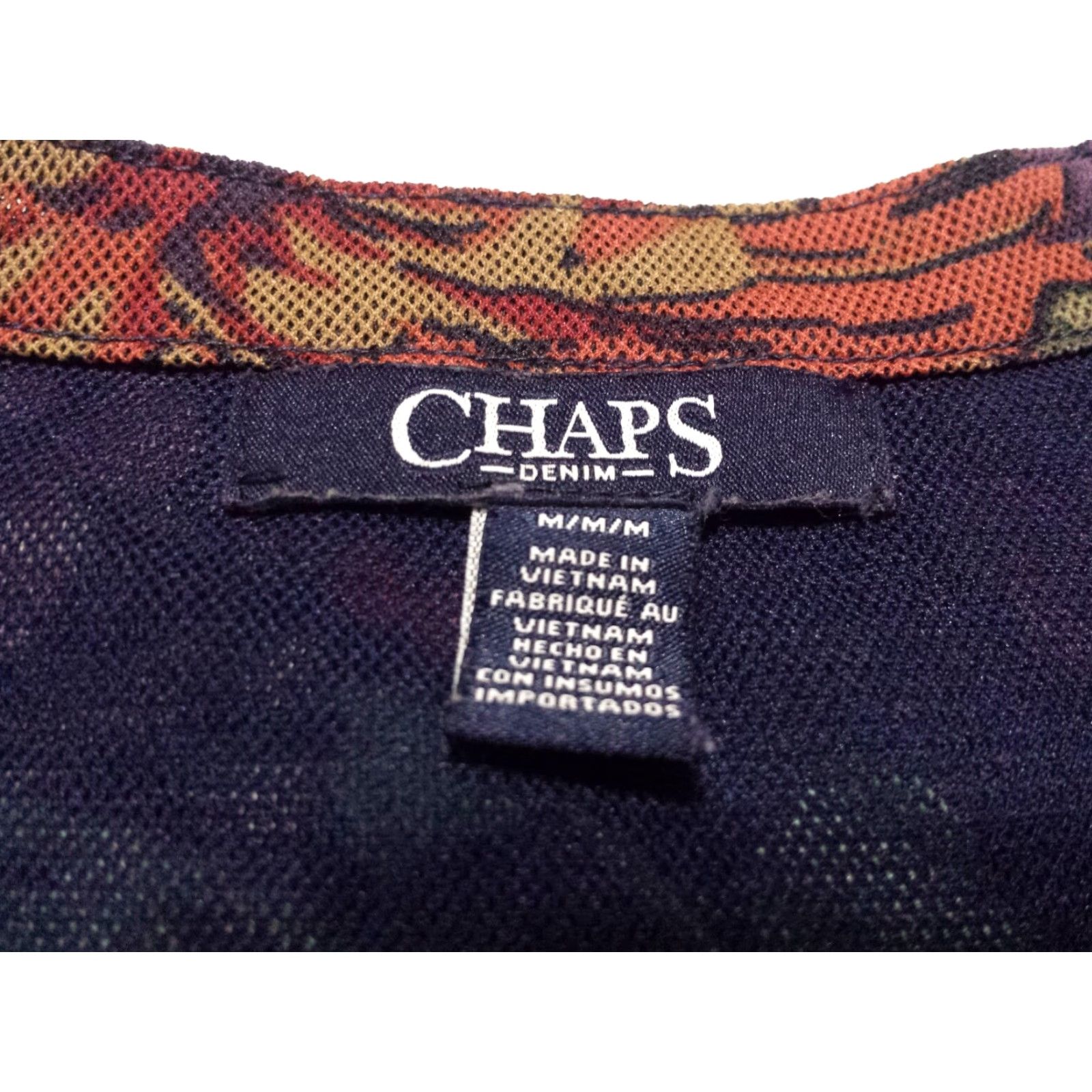 Chaps Chaps Blouse 3/4 Sleeve V-Neck Multicolor Floral Ruffled Pullover Womens Medium Size M / US 6-8 / IT 42-44 - 5 Thumbnail