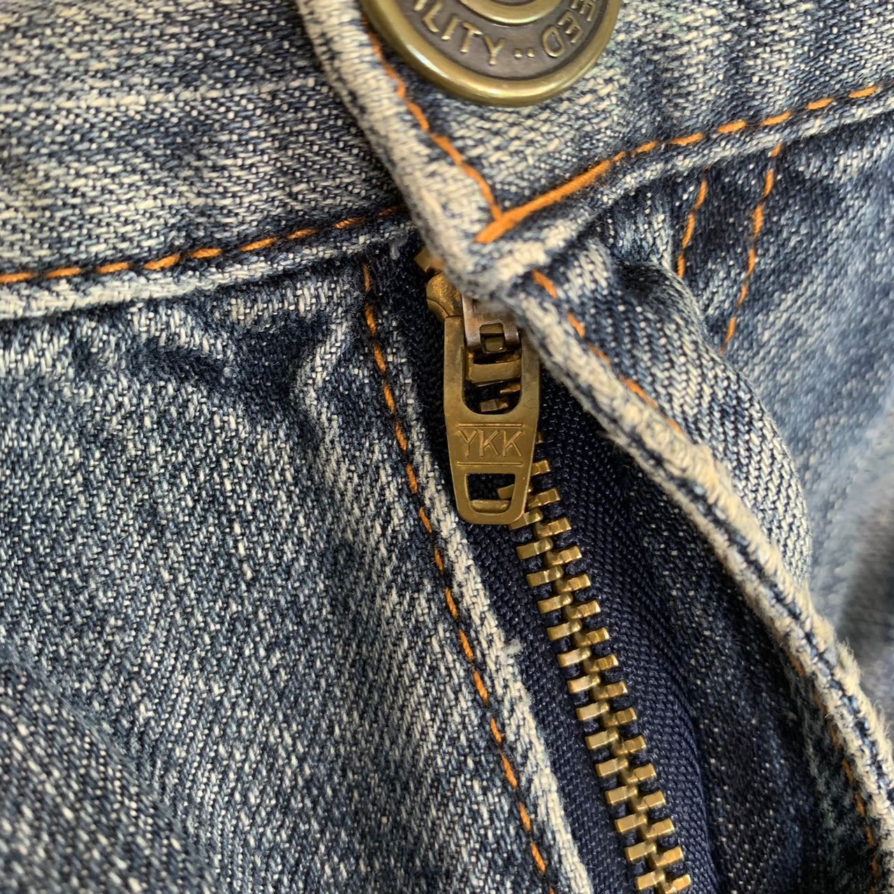 Japanese Brand × PPFM Japanese Brand Zipper Lightning Jeans Distressed Jeans Size US 27 - 8 Thumbnail
