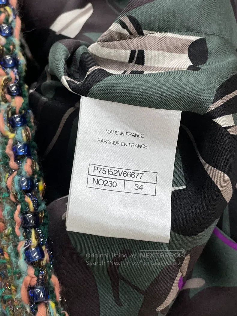 Chanel Chanel Dakar series green jacket Size XXS / US 00 / IT 34 - 7 Thumbnail