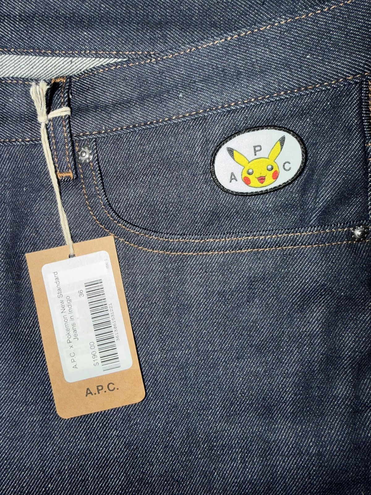 A.P.C. A.P.C. X Pokémon New Standard Jeans in Indigo Size US 36 / EU 52 - 2 Thumbnail