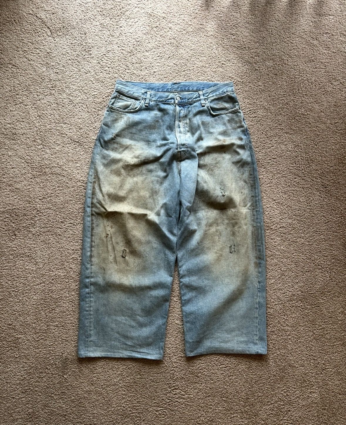 Acne Studios Acne Studios 2023 Baggy Mudwash Denim Size US 34 / EU 50 - 2 Thumbnail