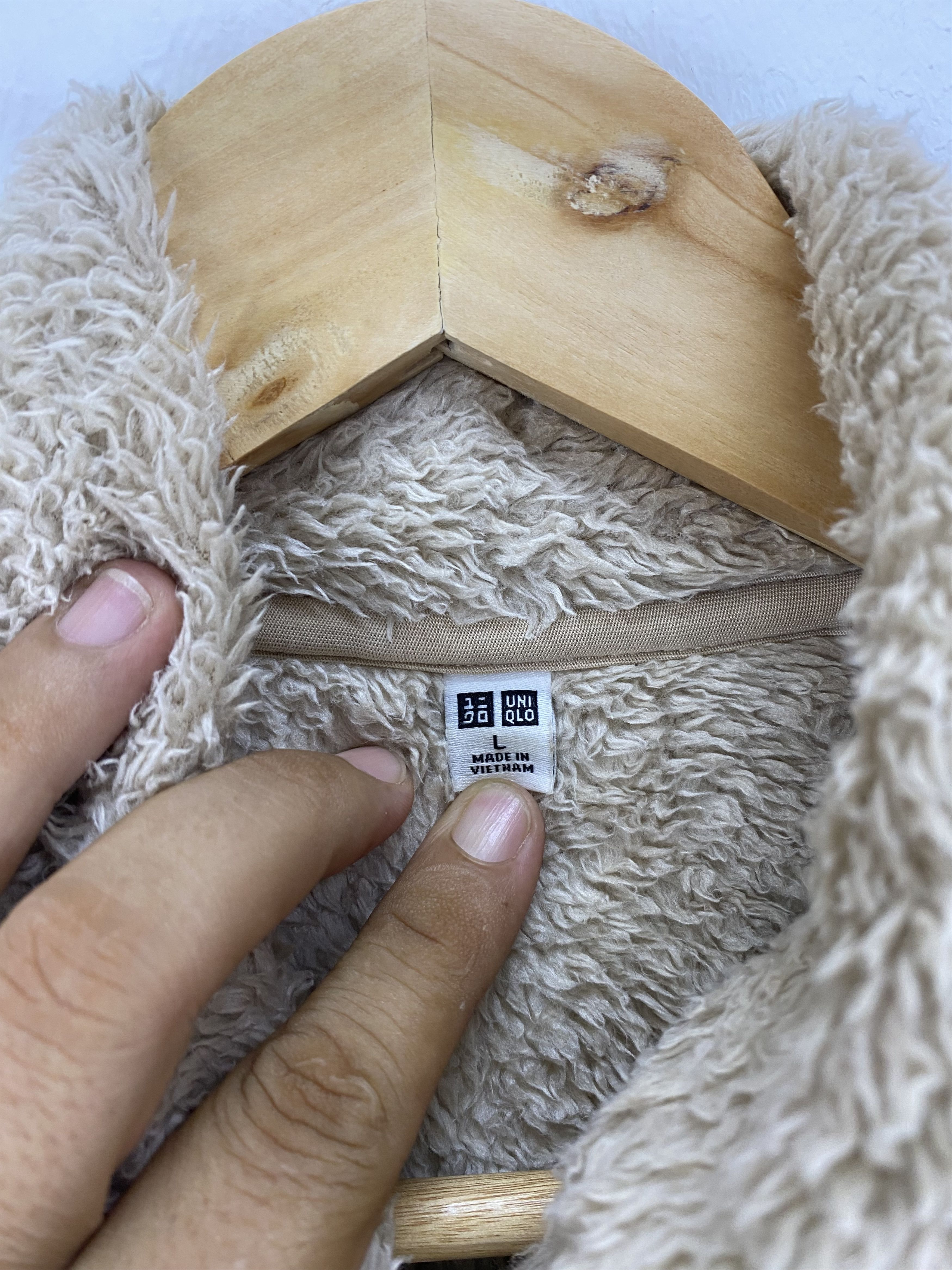 Japanese Brand × Uniqlo Unisex Uniqlo Light Jacket Fur design Size L / US 10 / IT 46 - 8 Thumbnail