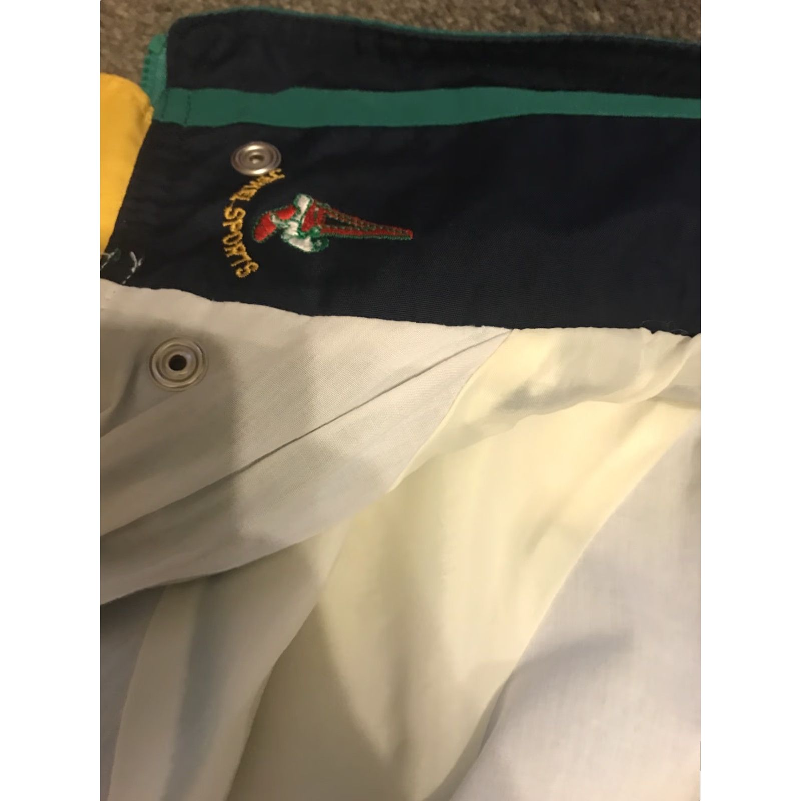 Vintage VINTAGE Jekel Jacket Mens M Windbreaker Short Zip Green Embroidered Logo Nautical 90s 80s Travel Casual Workwear Size US M / EU 48-50 / 2 - 5 Thumbnail