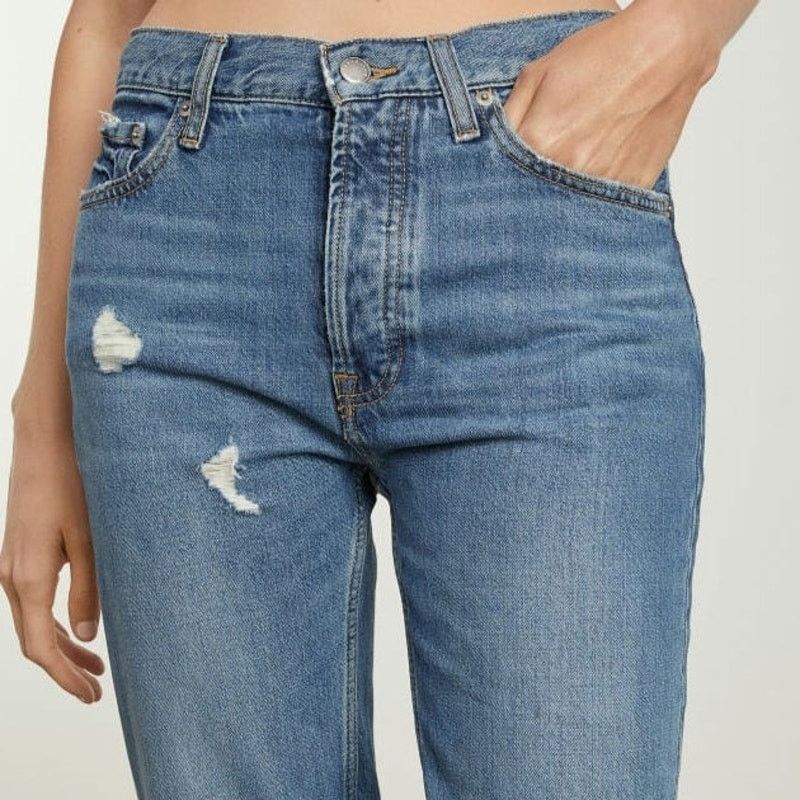 Everlane NWOT Everlane The Summer Slouch Crop Jeans Sz. 27x25 Blue Size 27" / US 4 / IT 40 - 8 Thumbnail