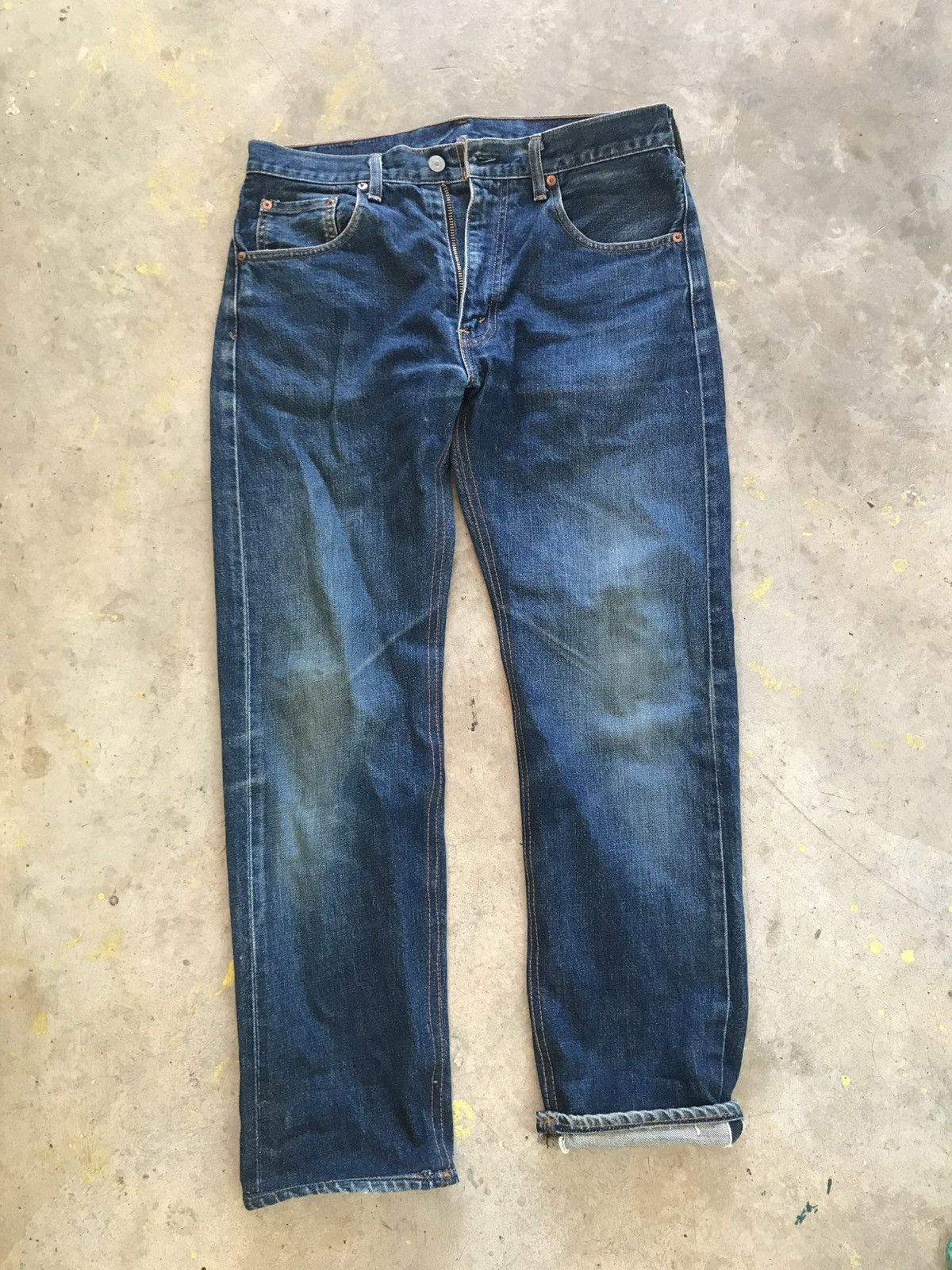Levi's Levis 502 Big E 80s Talon Zipper Size US 33 - 1 Thumbnail