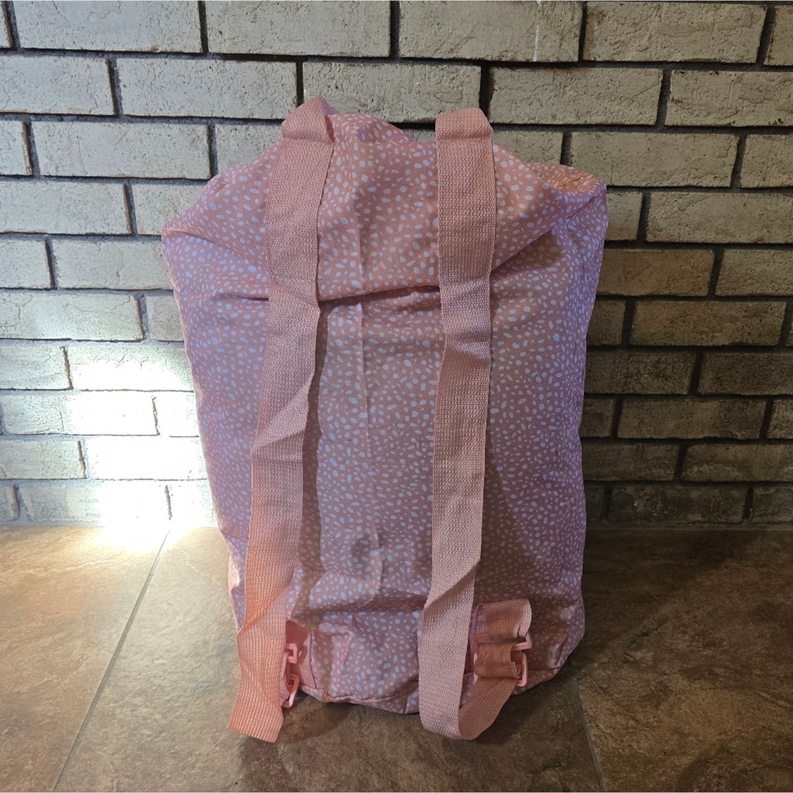 Other Peach White Detailed Long Storage Backpack Size ONE SIZE - 5 Thumbnail