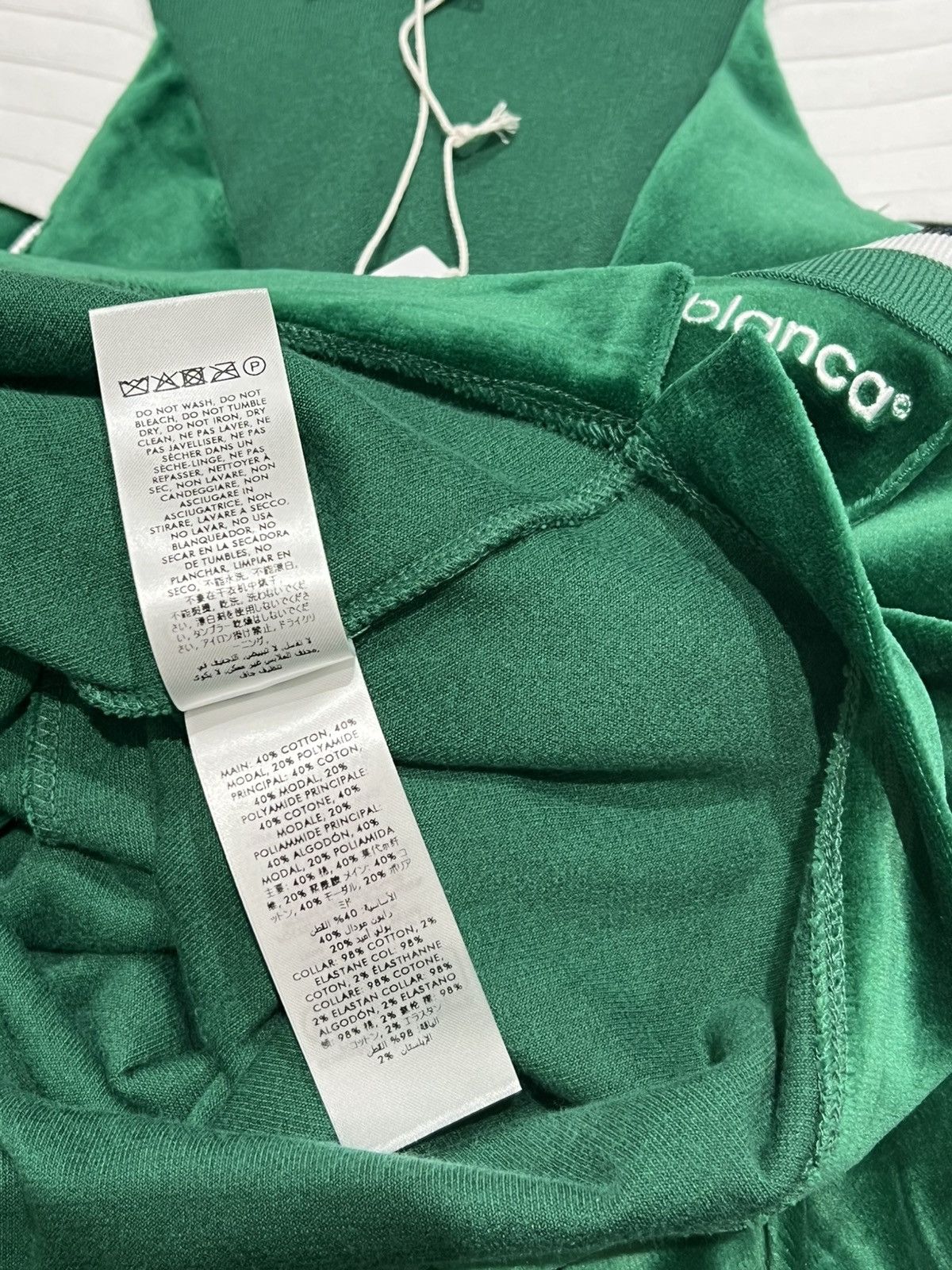 Casablanca Casablanca Velour Green Shirt Size S Size US S / EU 44-46 / 1 - 11 Thumbnail