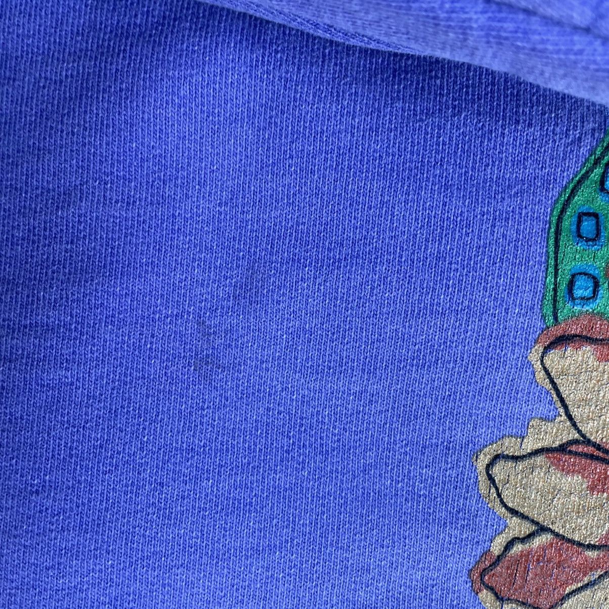 Vintage 🔥Vintage 90s North Start At Tahoe Pop Art Flower Sweatshirts Size US M / EU 48-50 / 2 - 9 Thumbnail