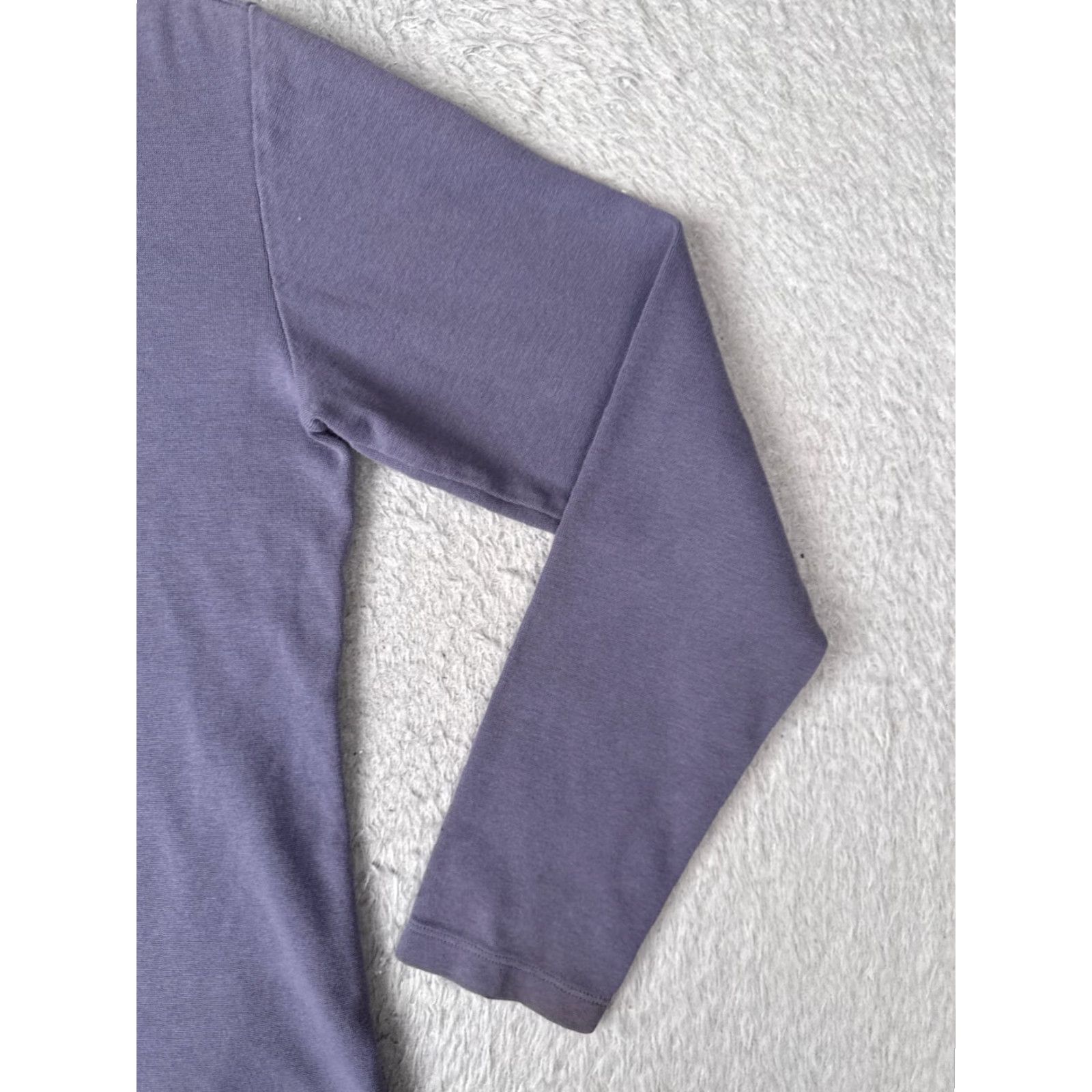 Patagonia VINTAGE Patagonia Shirt Women S Purple Long Sleeve Cotton Mock Neck Hike Camp Size S / US 4 / IT 40 - 2 Thumbnail