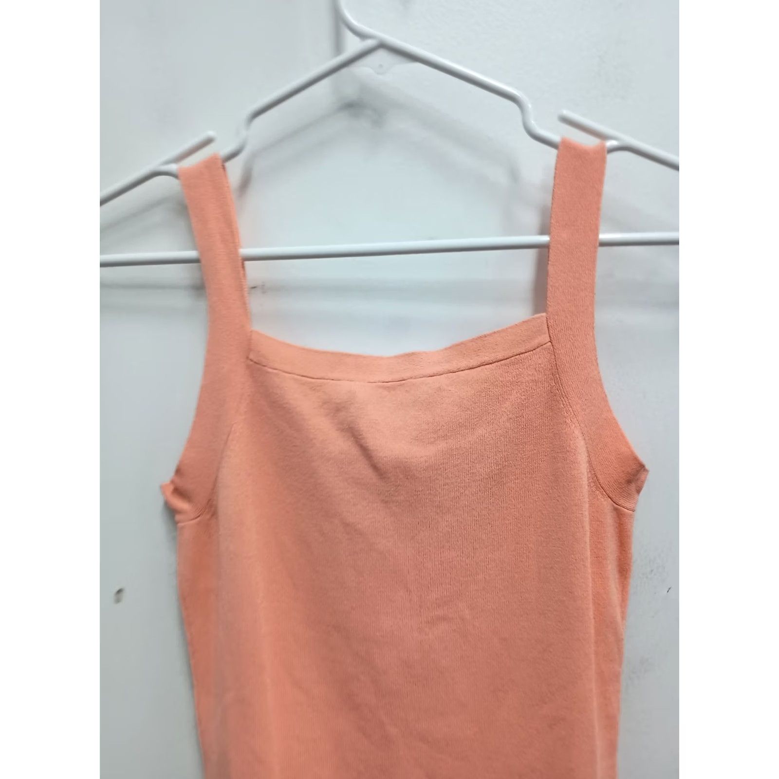 Vintage VINTAGE Classiques Entier Womens Tank Top M Peach Wide Strap Minimalist Tank 90s Classic Preppy Designer Womens Size M / US 6-8 / IT 42-44 - 7 Thumbnail