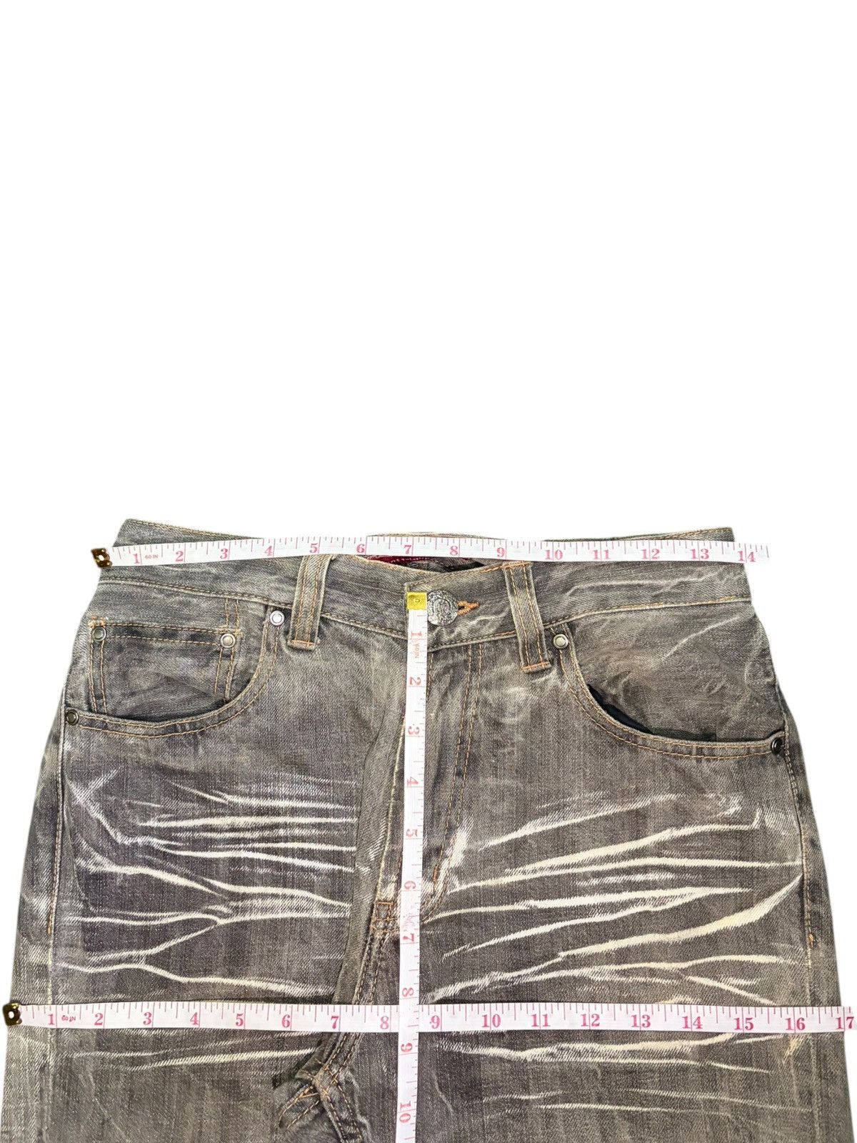Edwin Vintage Anti Label Faded Wash Distressed Bootcut Jeans Size US 27 - 6 Thumbnail