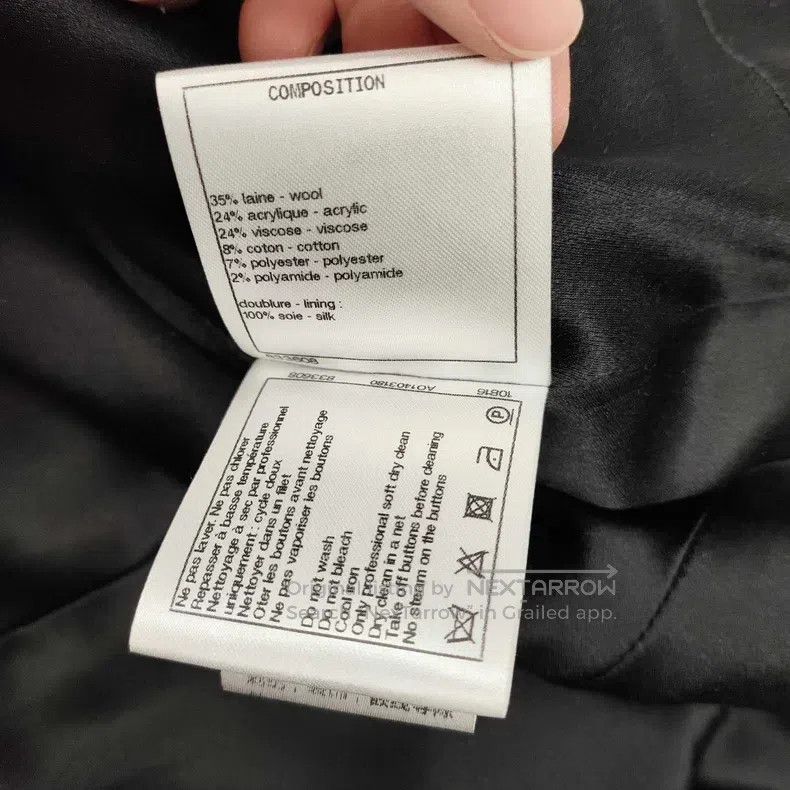 Chanel Chanel Black and white colour-blocked tweed coat Size XS / US 0-2 / IT 36-38 - 6 Thumbnail