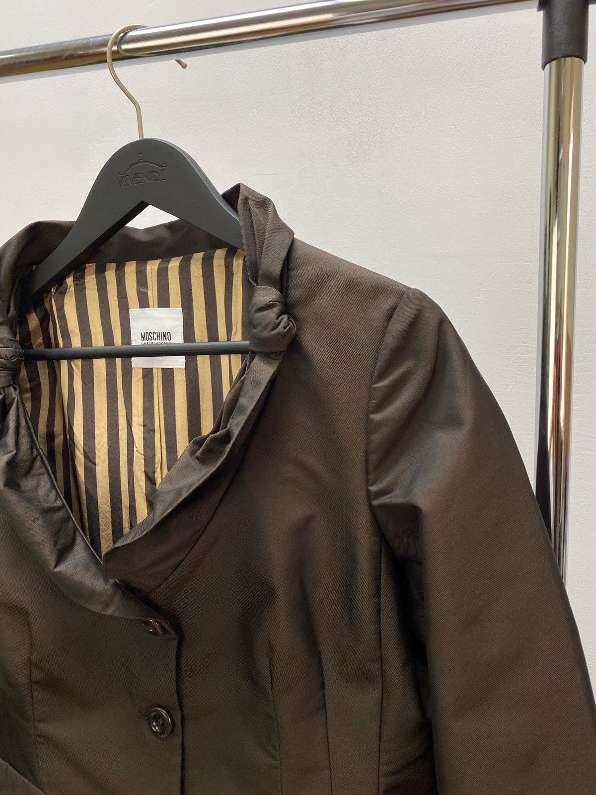 If Six Was Nine × Moschino Moschino Black Blazer Cheap And Chic Art Designer Rare Size XL / US 12-14 / IT 48-50 - 8 Thumbnail