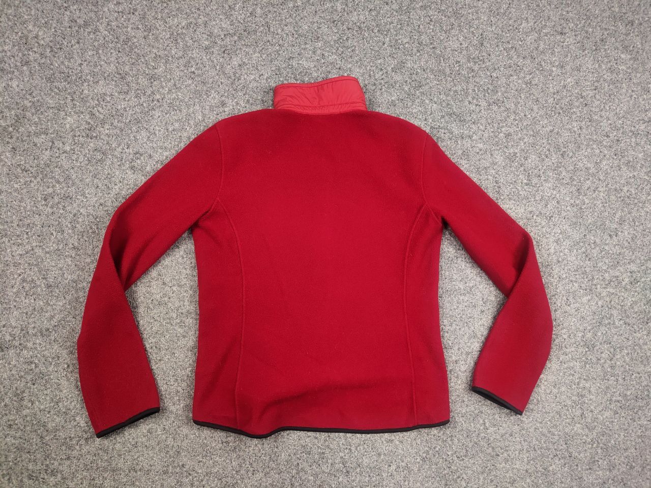 Vintage 00's Prada Archive Red Fleece Full Zip Pullover