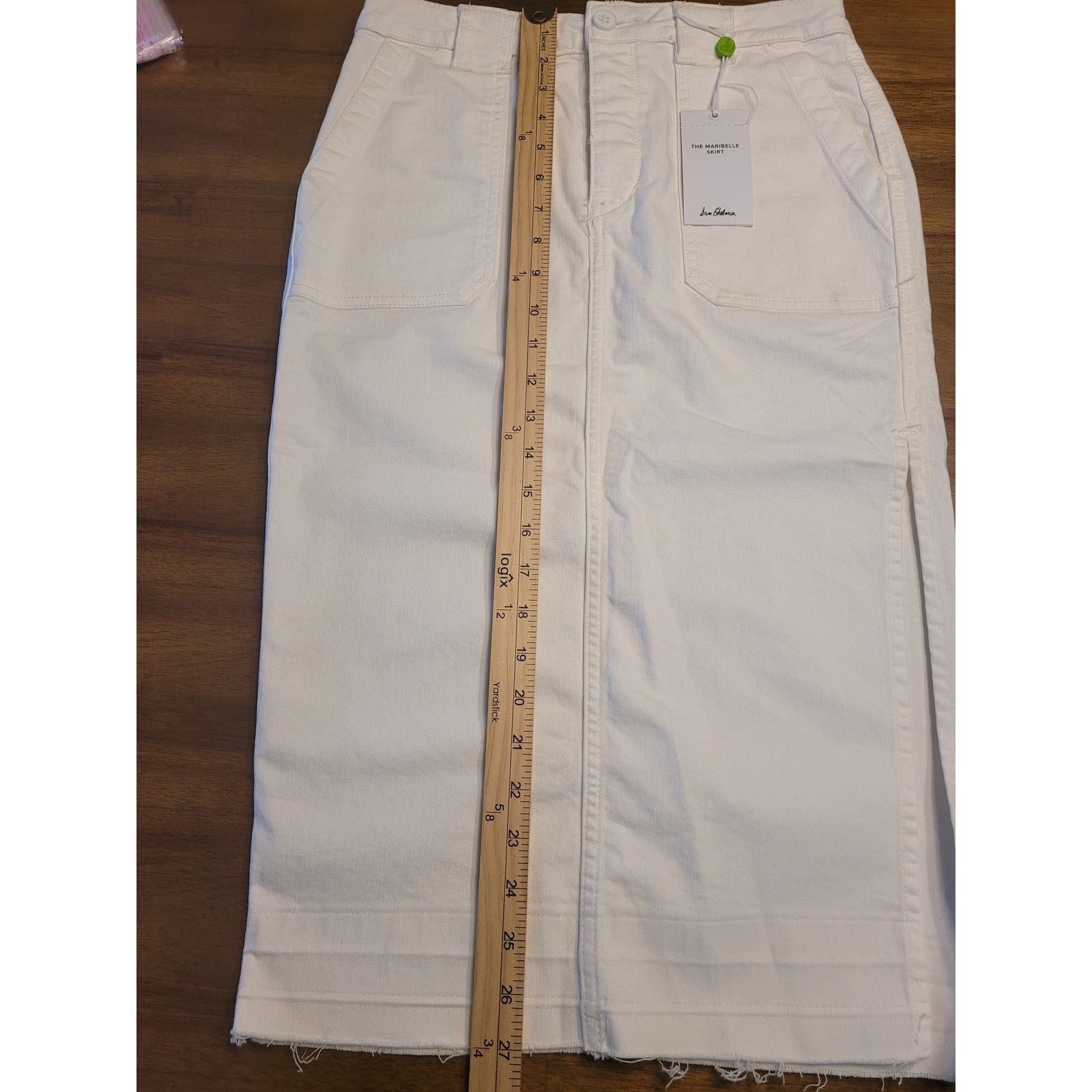 Sam Edelman NWT Sam Edelman Maribelle Denim Midi Skirt 27 Elevated Size 27" / US 4 / IT 40 - 5 Thumbnail