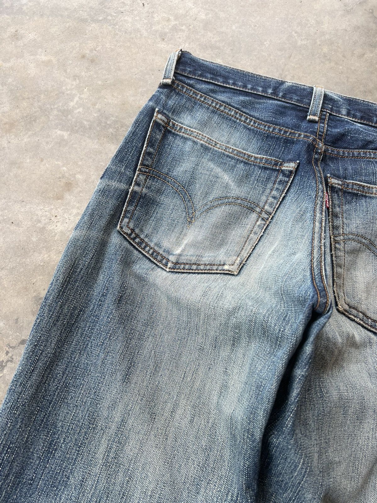 Levi's Vintage 90’s Levis 502 Distressed Mud Wash Jean Size US 30 / EU 46 - 20 Thumbnail