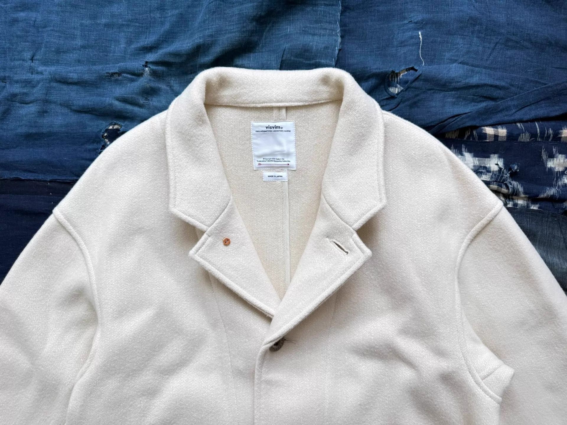Visvim VISVIM HAYWARD JKT WOOL MELTON WHITE 3 Size US L / EU 52-54 / 3 - 4 Thumbnail