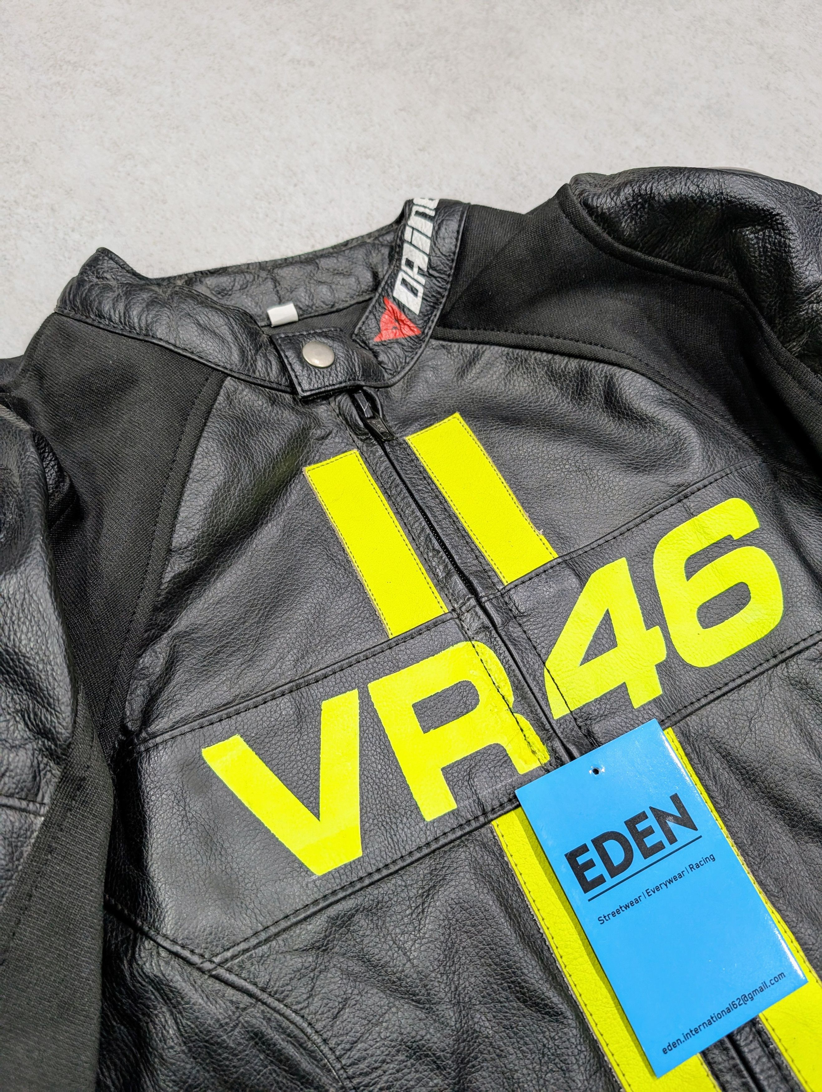 Alpinestars 💥 Valentino Rossi Dainese VR46 Leather Racing Jacket Rare Size US XXL / EU 58 / 5 - 4 Thumbnail