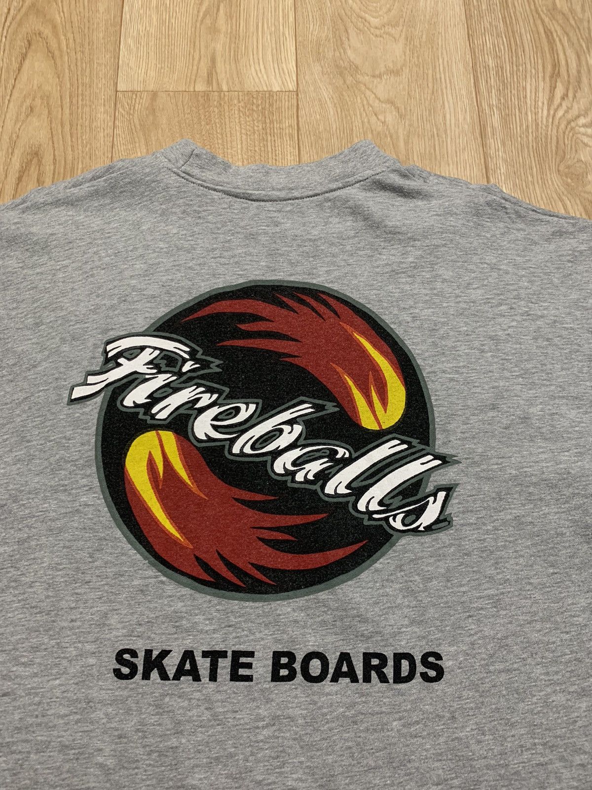Powell Peralta Vintage Fireballs Skate Boards Oversized T-Shirt Size US XL / EU 56 / 4 - 4 Thumbnail