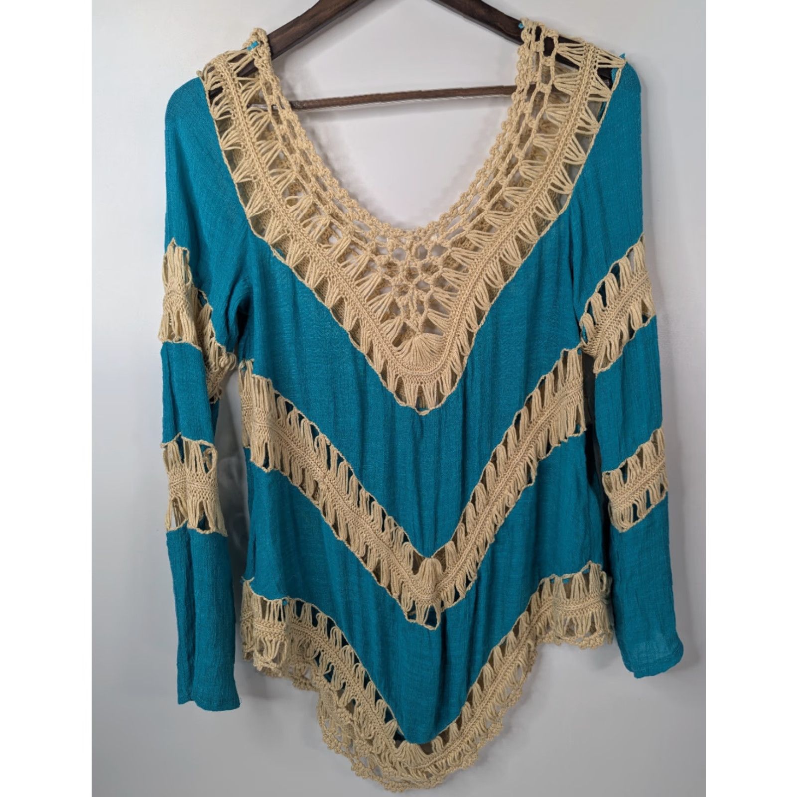 Vintage **UMGEE Turquoise Tunic Croquet Top Size Small** User: UMGEE Turquoise Tunic Croquet Top Size Small Size S / US 4 / IT 40 - 3 Thumbnail