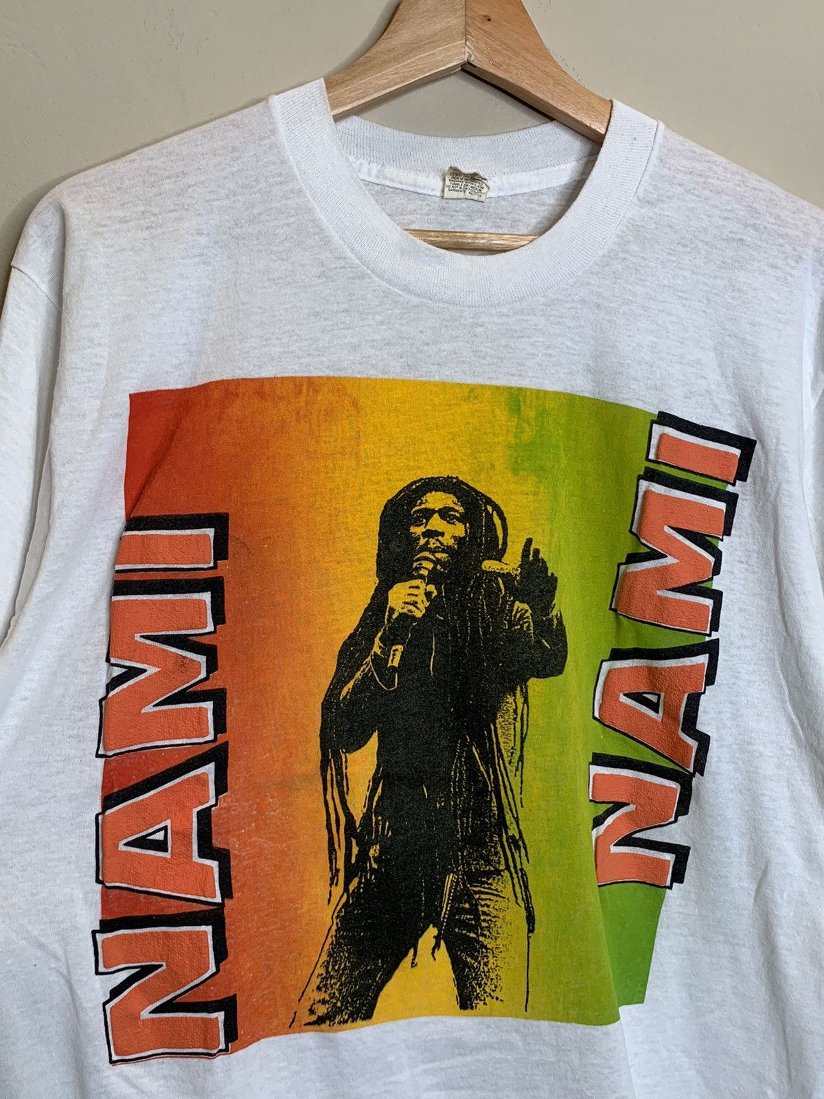 Band Tees *RARE* Vintage Nami Nami Jamaazima Stand & Be Counted Shirt Size US L / EU 52-54 / 3 - 3 Thumbnail