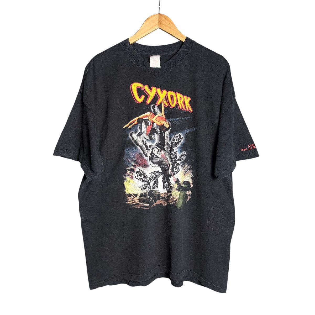 Vintage Vintage Cyxork Comedy Movie T-Shirt Size US XL / EU 56 / 4 - 1 Thumbnail