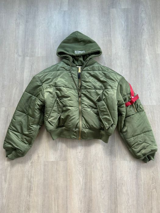 Vetements on sale flag jacket