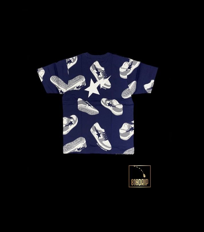 Bape Random Bapesta Tee Size US M / EU 48-50 / 2 - 2 Thumbnail
