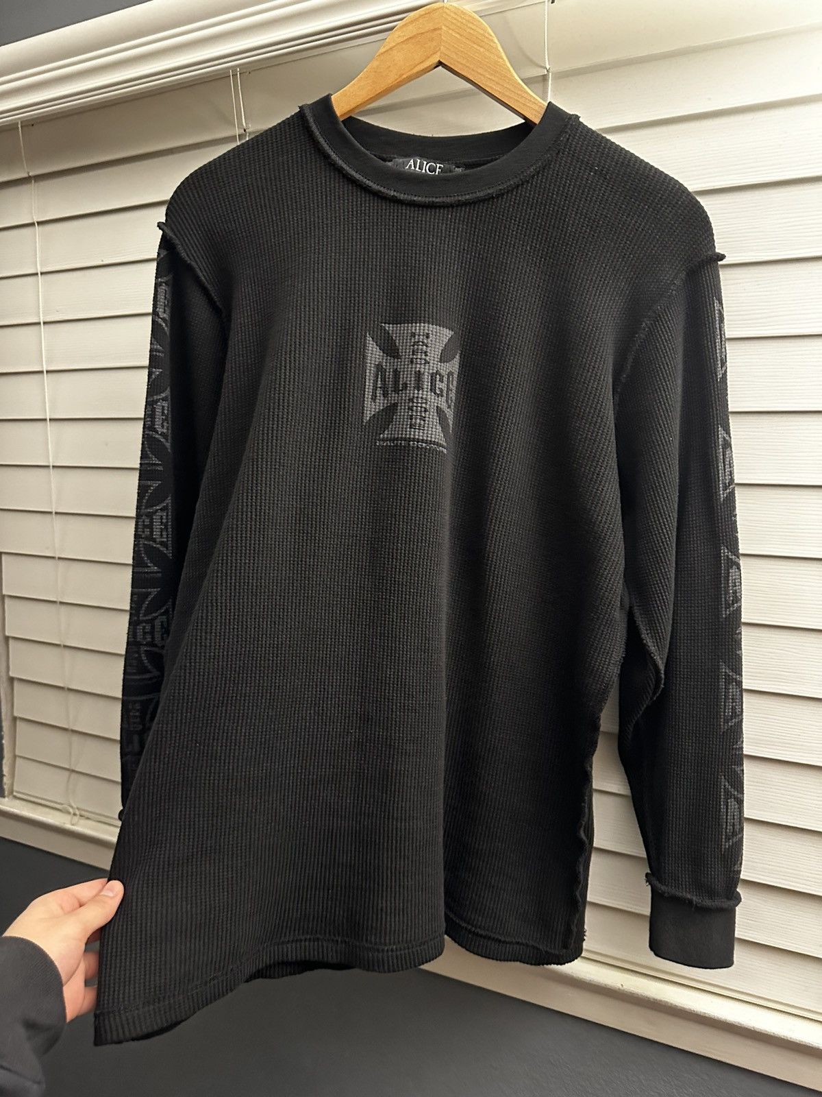 ALICE HOLLYWOOD DESTROYED CHOPPER Ｔシャツ ALICE HOLLYWOOD SS25 TOKYO EXCLUSIVE DESTROYED CHOPPER T