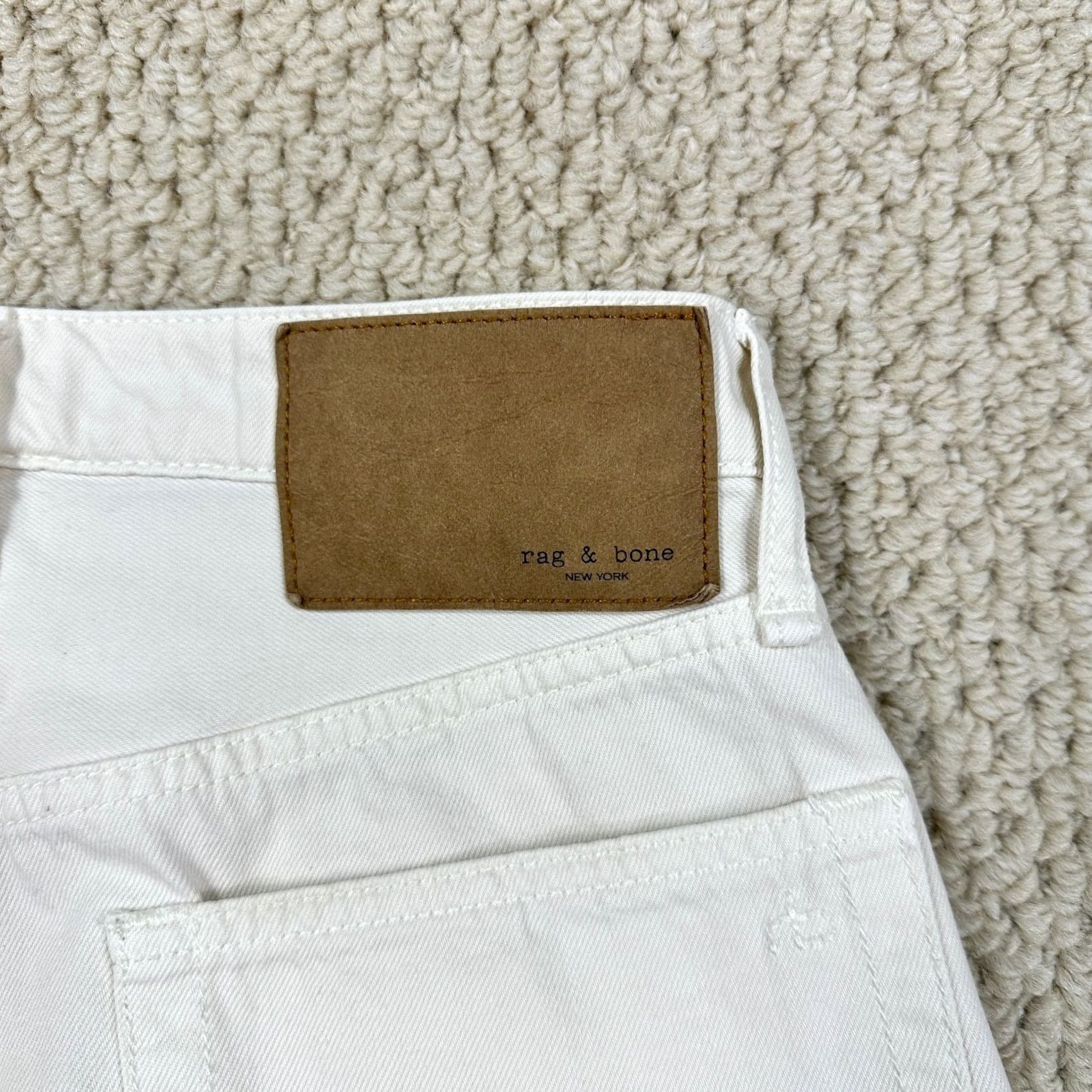 Rag & Bone Rag & Bone Sofie High Rise Ultra Wide Leg Jeans Ecru Womens 28x31 27 Size 27" / US 4 / IT 40 - 4 Thumbnail