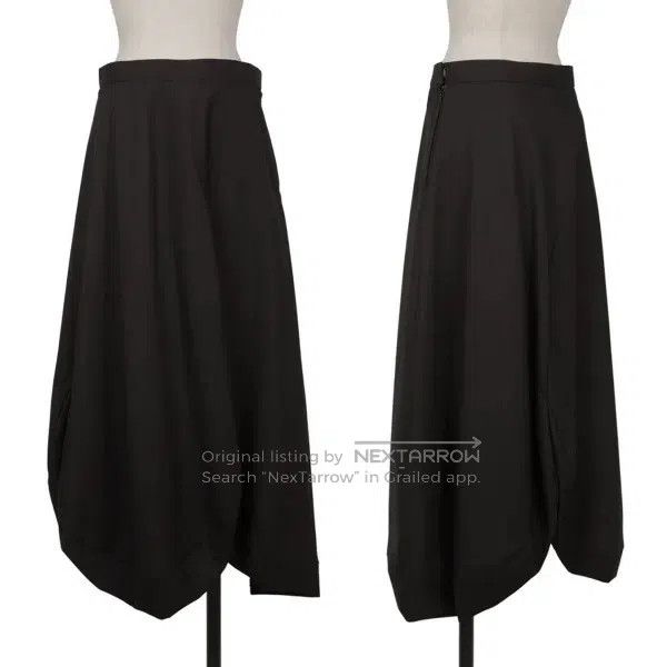 Comme des Garcons Comme Des Garcons size S Black Retro Petal Design Skirt Size 23" - 1 Thumbnail