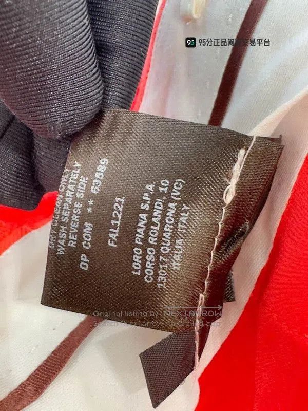 Loro Piana Loro Piana Unisex Orange Cotton. Size US 42 / EU 58 - 2 Thumbnail