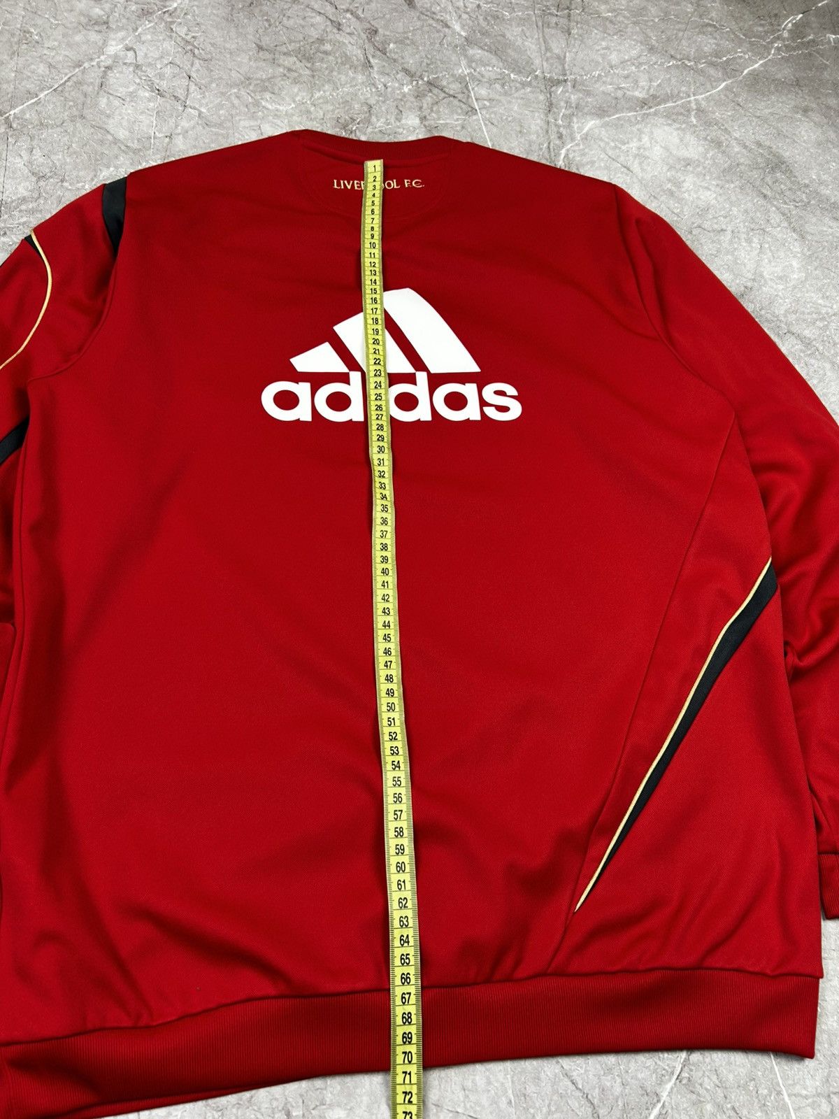 Adidas Vintage Adidas Liverpool Football Sweatshirt Soccer Red Size US L / EU 52-54 / 3 - 18 Thumbnail