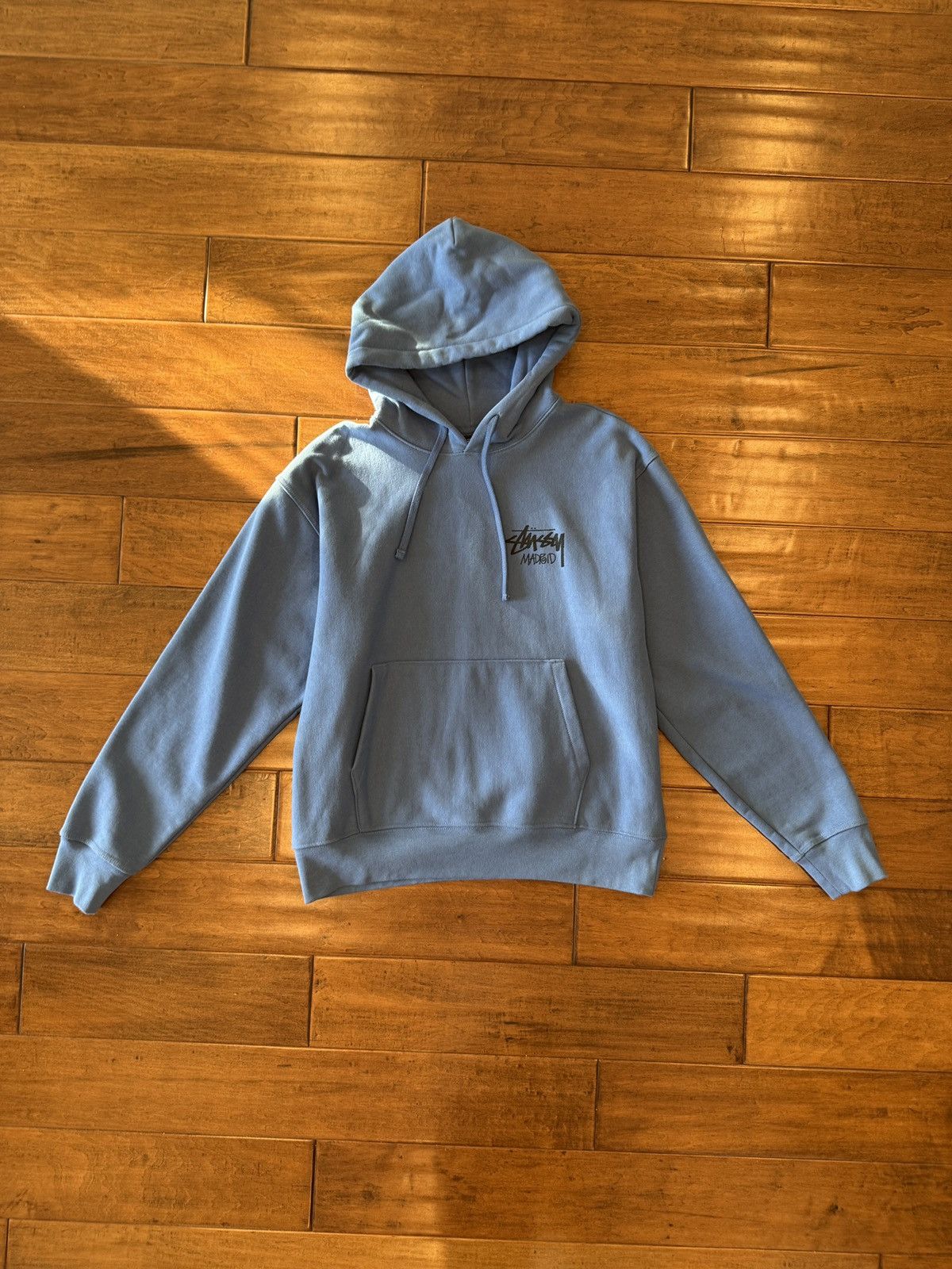 Stussy Stussy Madrid City exclusive Hoodie washed blue Size US M / EU 48-50 / 2 - 1 Thumbnail