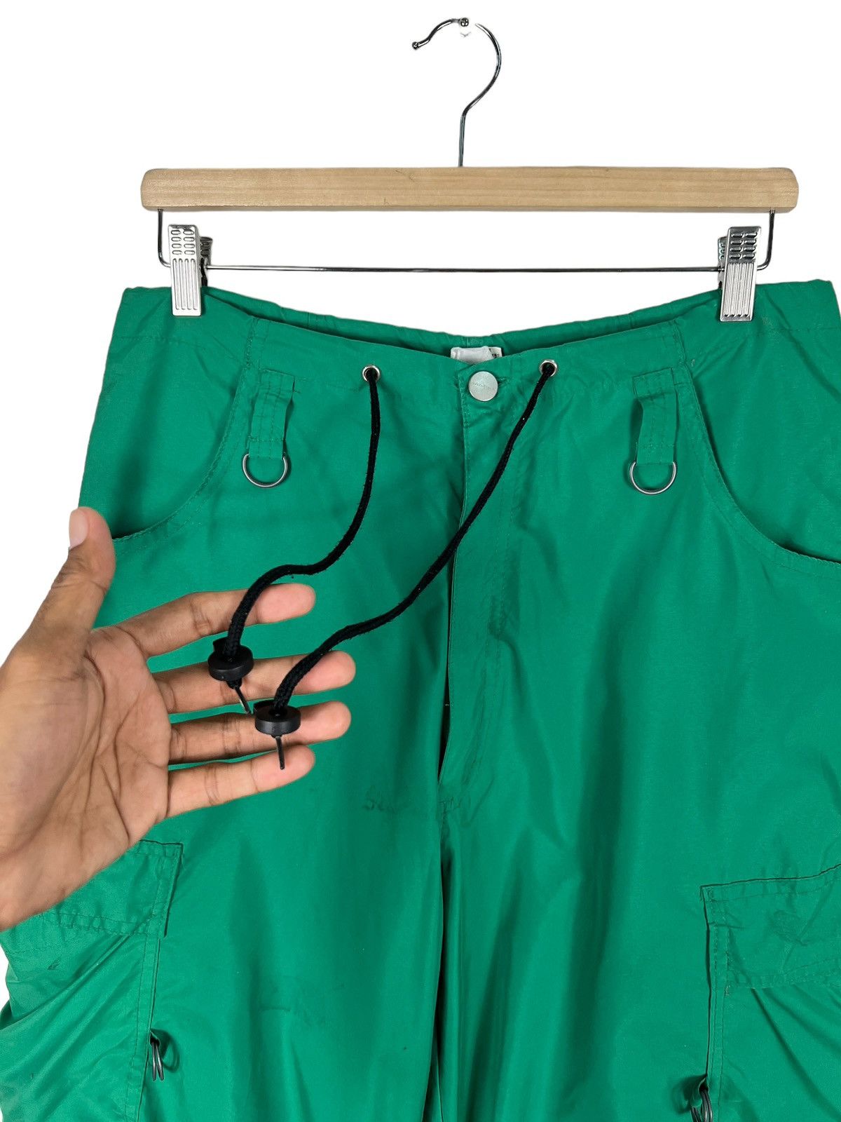 Japanese Brand 🔥 ANNILUCE HIP HOP CARGO PARACHUTE DRAWSTRING MADE IN ITALY Size US 32 / EU 48 - 16 Thumbnail