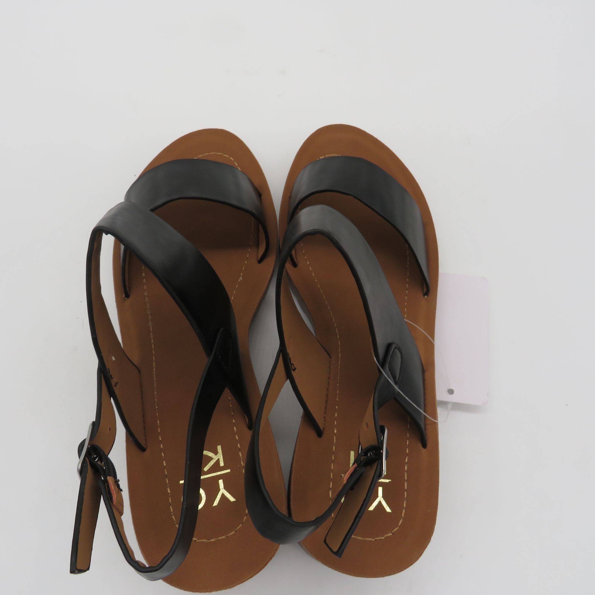 Other Yoki Womens Black Slingback Platform Sandals Size 7.5 Faux L Size US 7.5 / IT 37.5 - 5 Thumbnail