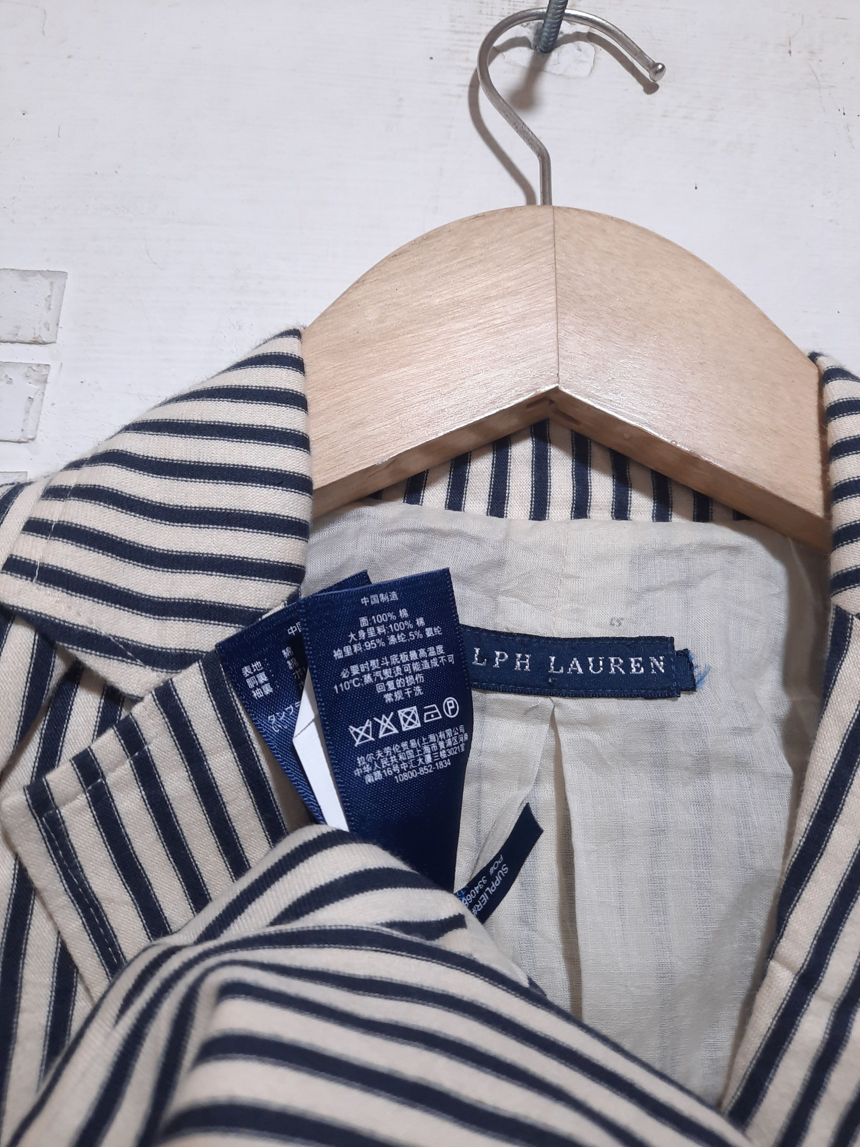 Ralph Lauren Ralph Lauren Blue Label Hickory Blazer Size 36S - 3 Thumbnail
