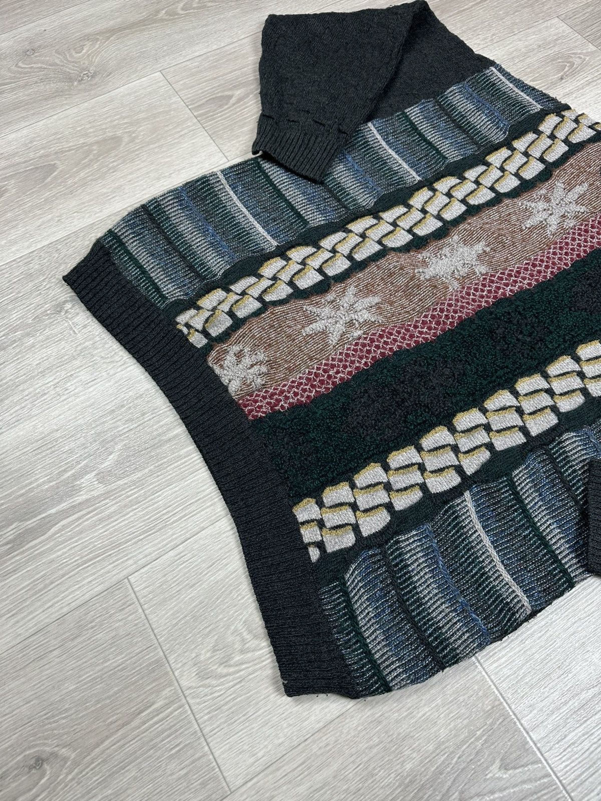 Carlo Colucci × Vintage Vintage Enzo Lorenzo Coogi Style Knit Sweater Size 50 Size US XL / EU 56 / 4 - 6 Thumbnail