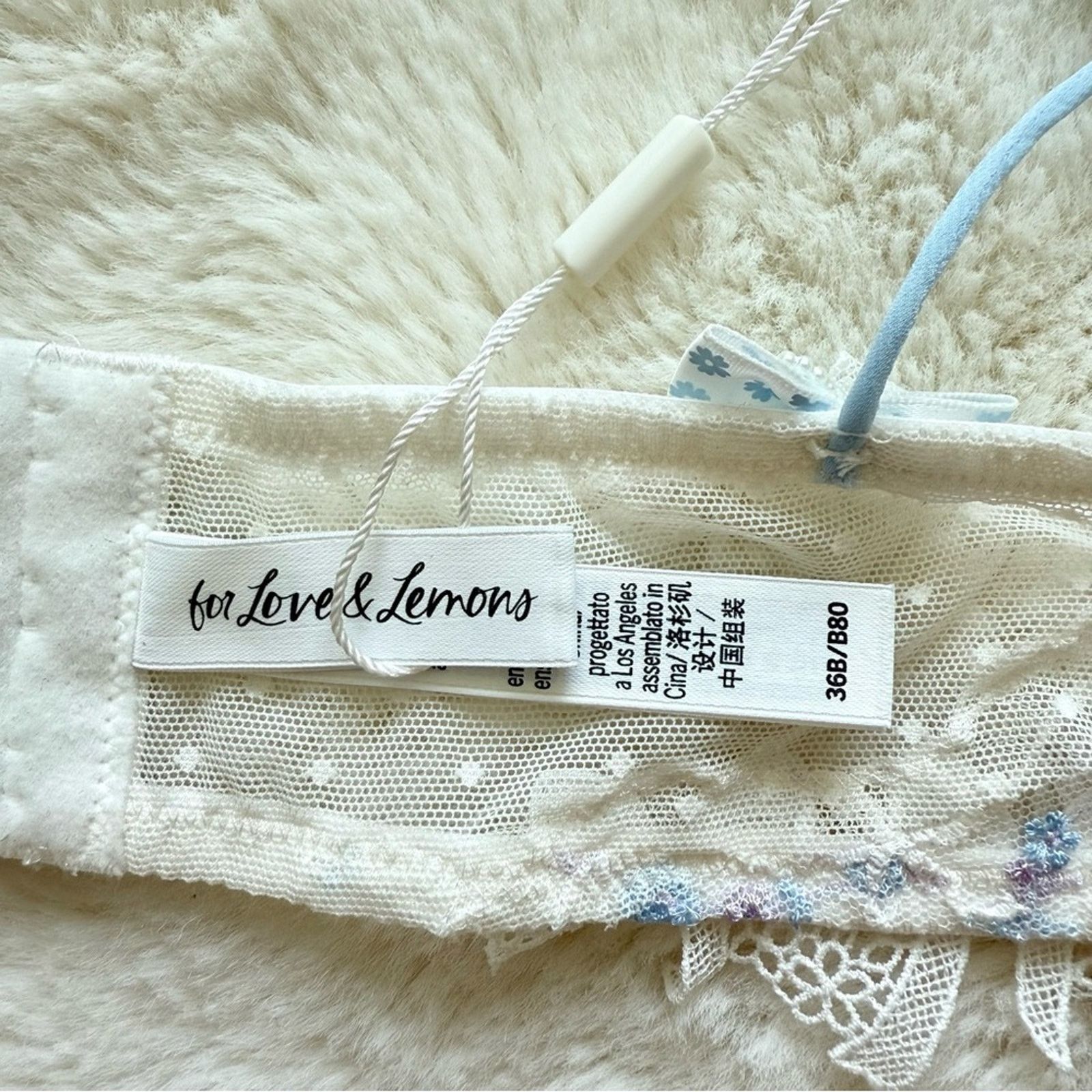 For Love & Lemons NWT!!! For Love and Lemons women bra size 36B Retail 119$ Size ONE SIZE - 6 Thumbnail