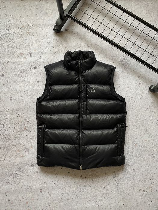 Nike Black Nike Acg vest 550 puffer | Grailed