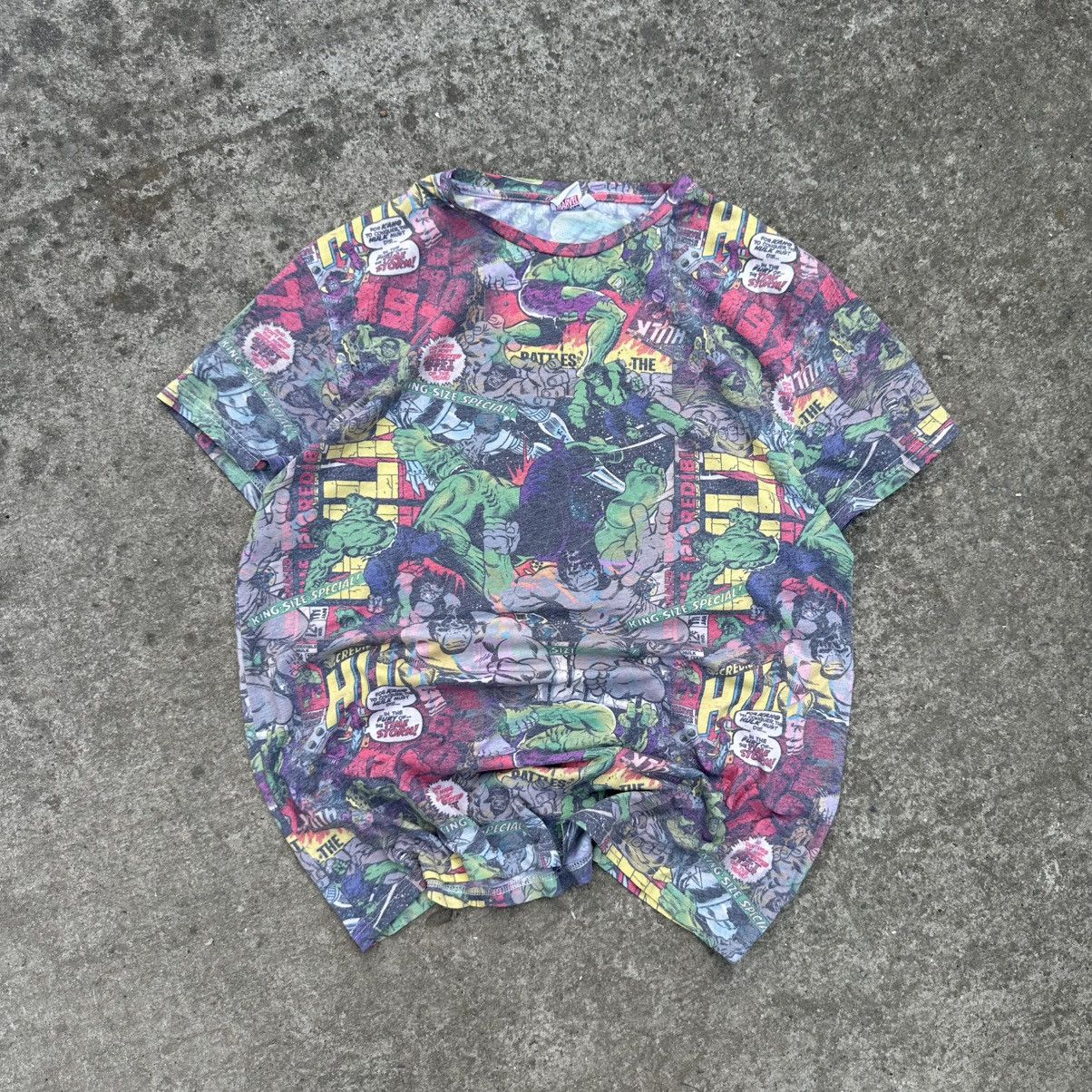Marvel Comics Vintage Japanese Style Marvel Comics Overprinted Y2K 00s Size US M / EU 48-50 / 2 - 1 Thumbnail